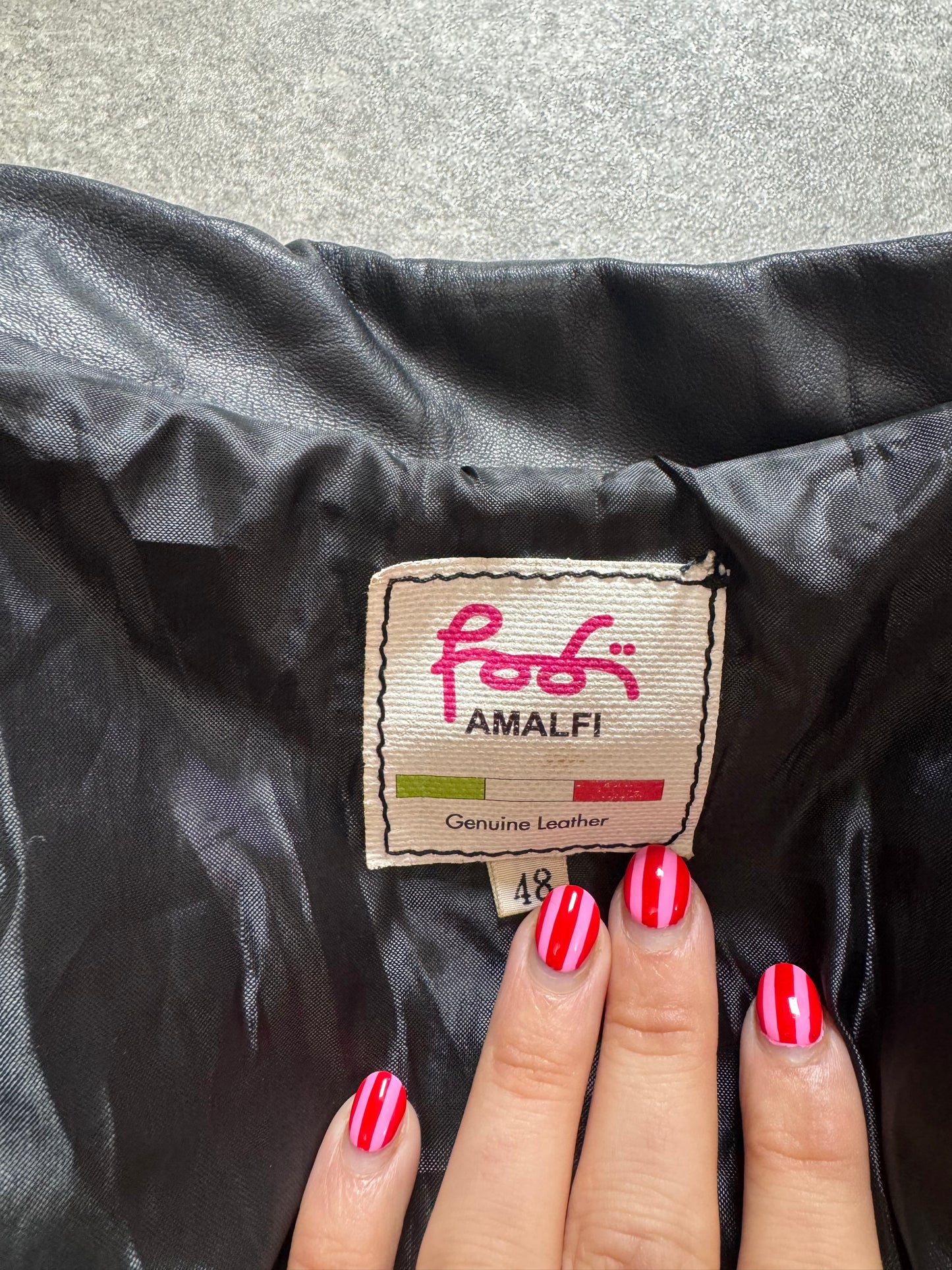 Leather Blazer Jacket (M)