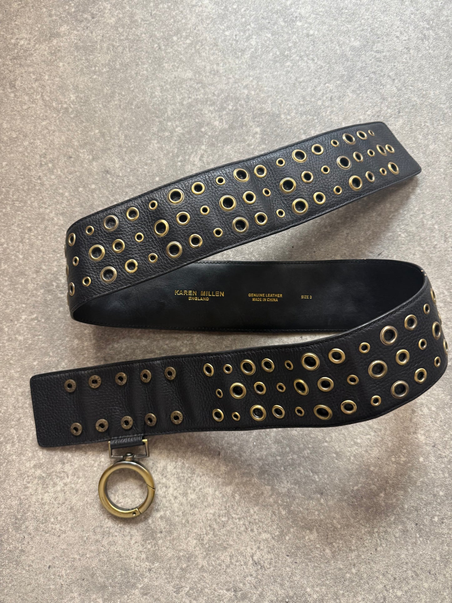 Karen Millen Leather Belt (M)