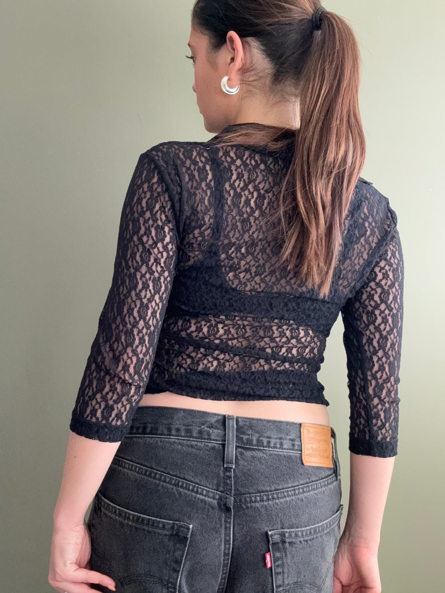 Guess Lace Top (M)