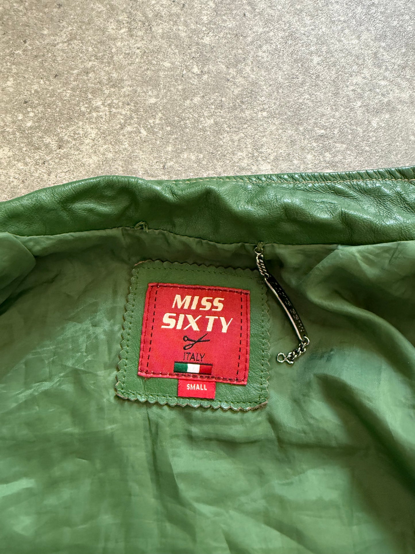 Miss Sixty Leather Biker Jacket (S)