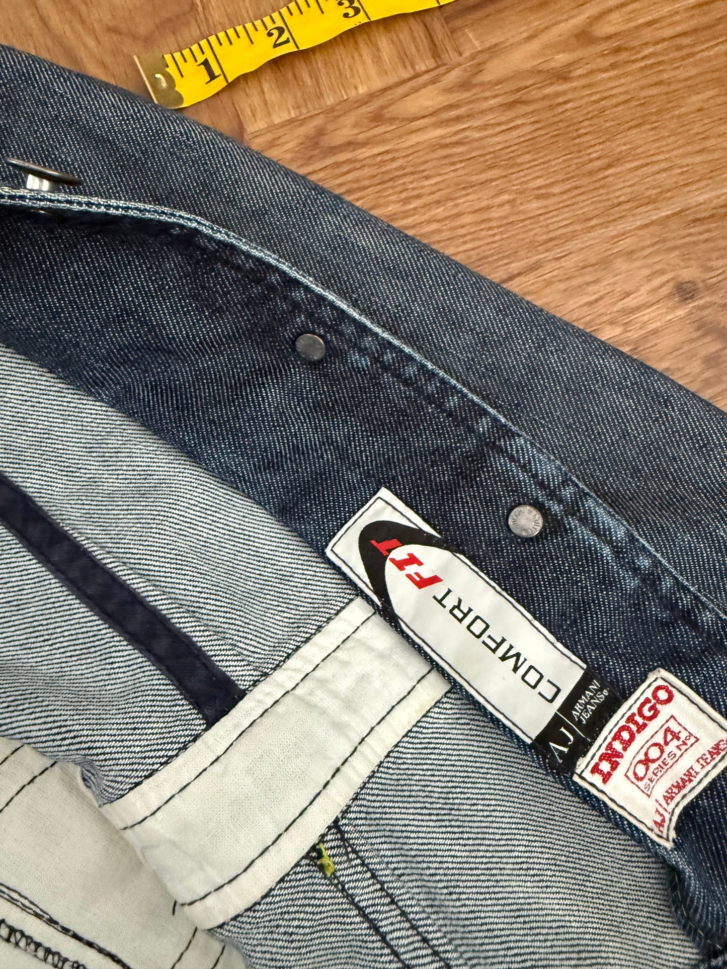Armani Denim Military Jacket (UK14)