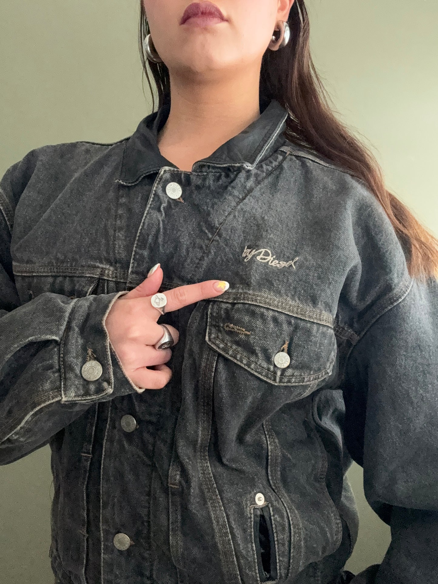 Vintage Diesel Denim Jacket (M)
