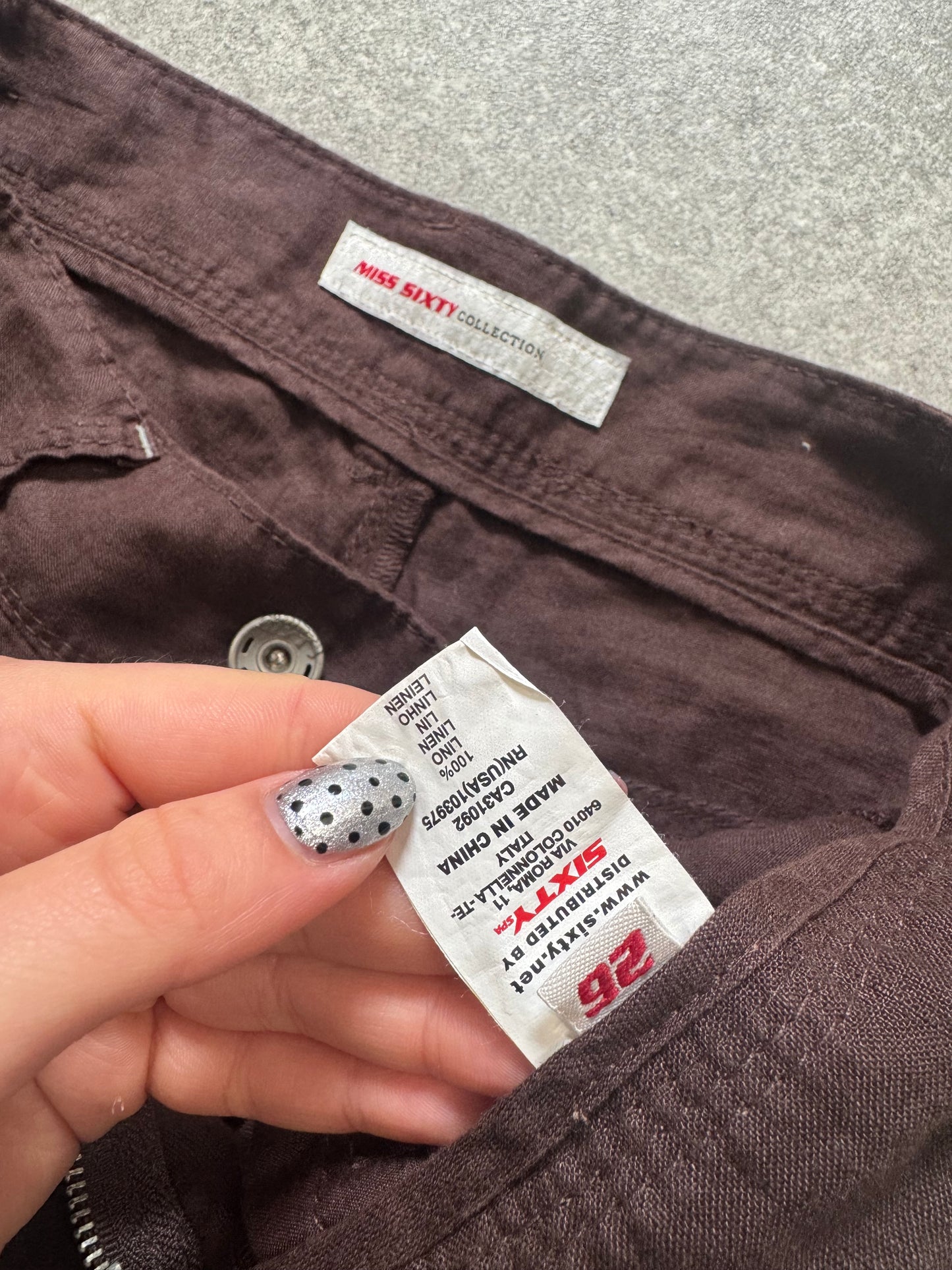Miss Sixty Linen Trouser