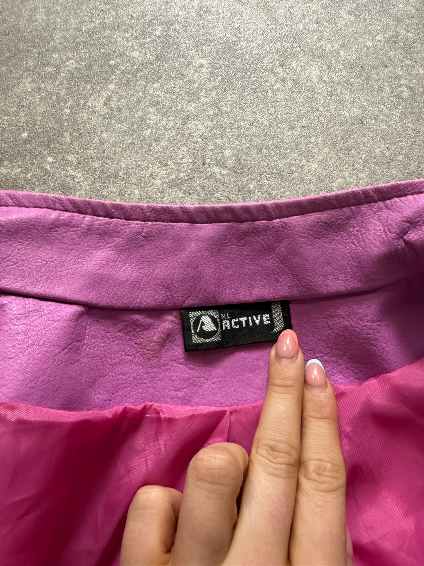 Faux Leather Jacket (UK14)
