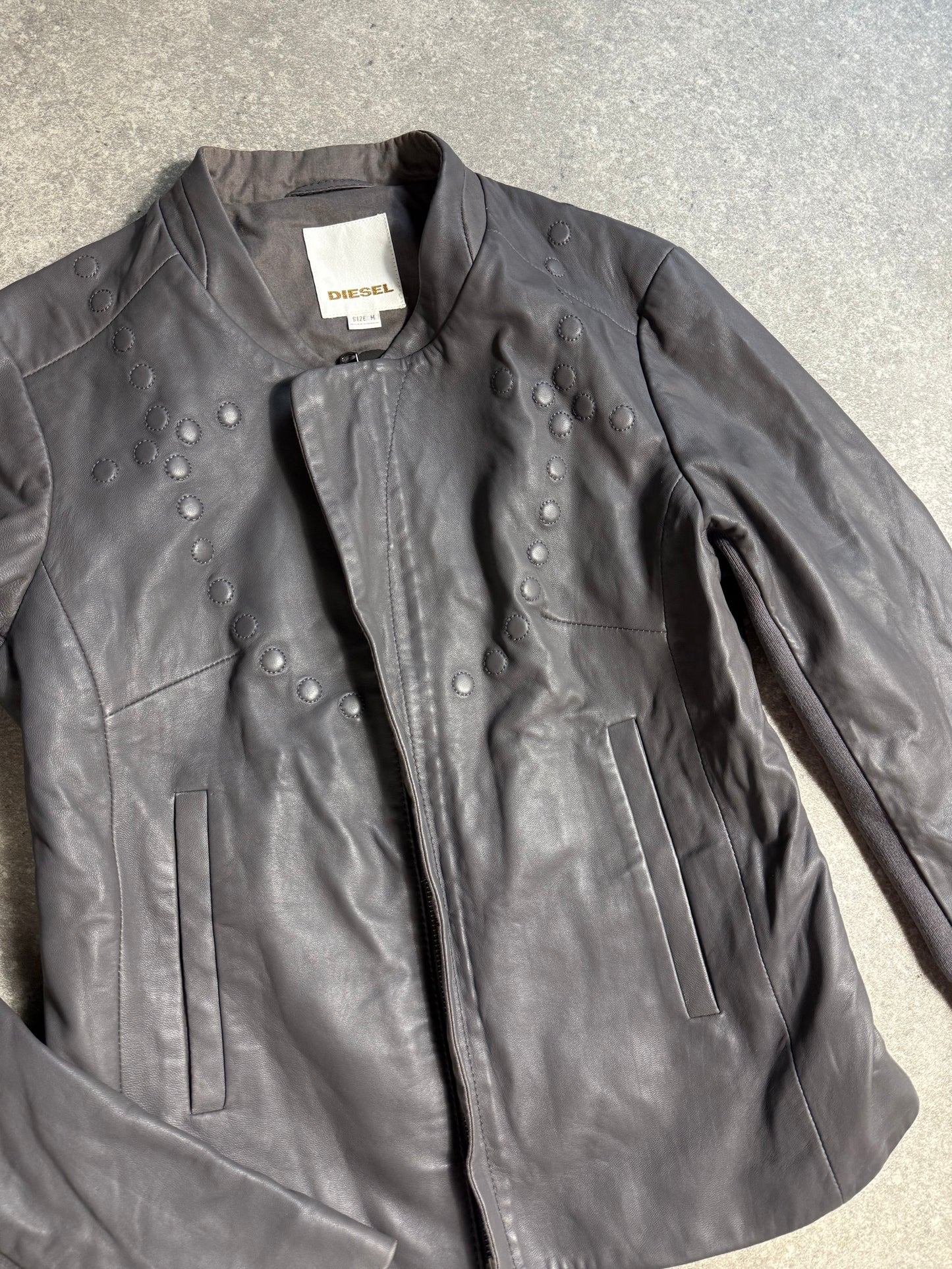 Diesel Leather Jacket (M)
