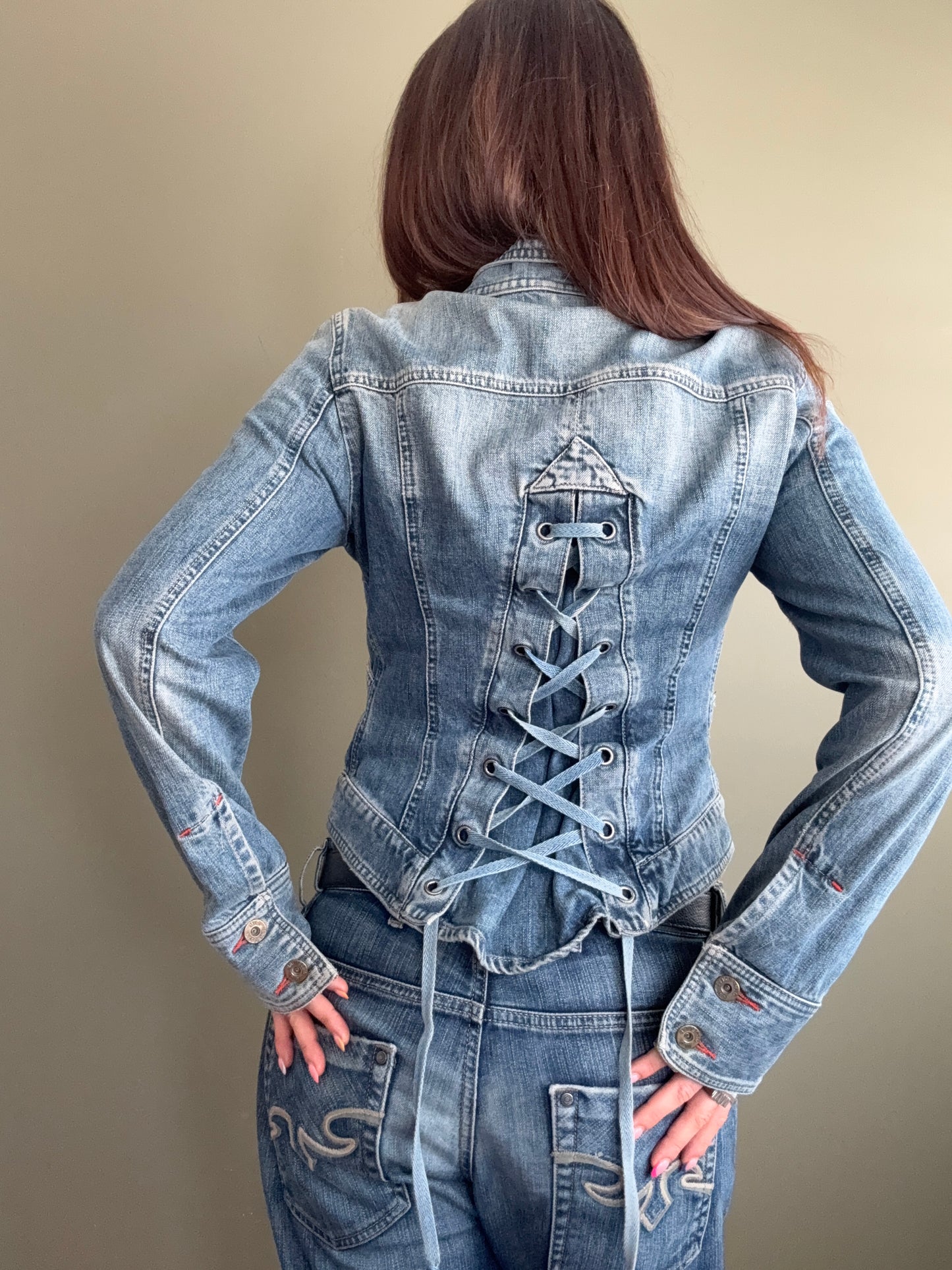 Diesel Denim Corset Jacket (L)