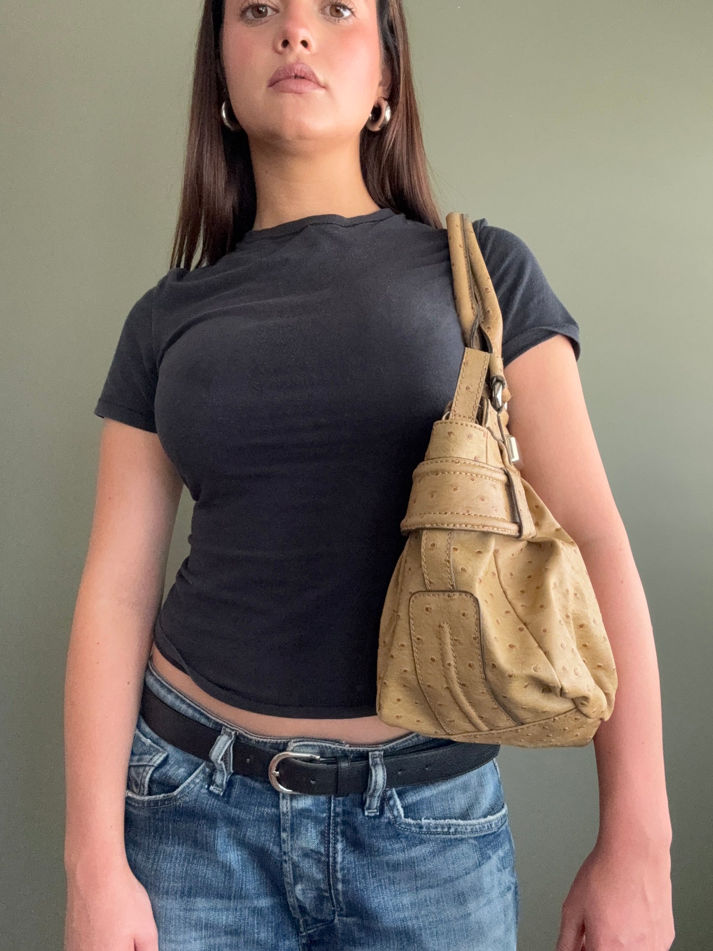 Guess Tan Shoulder Bag