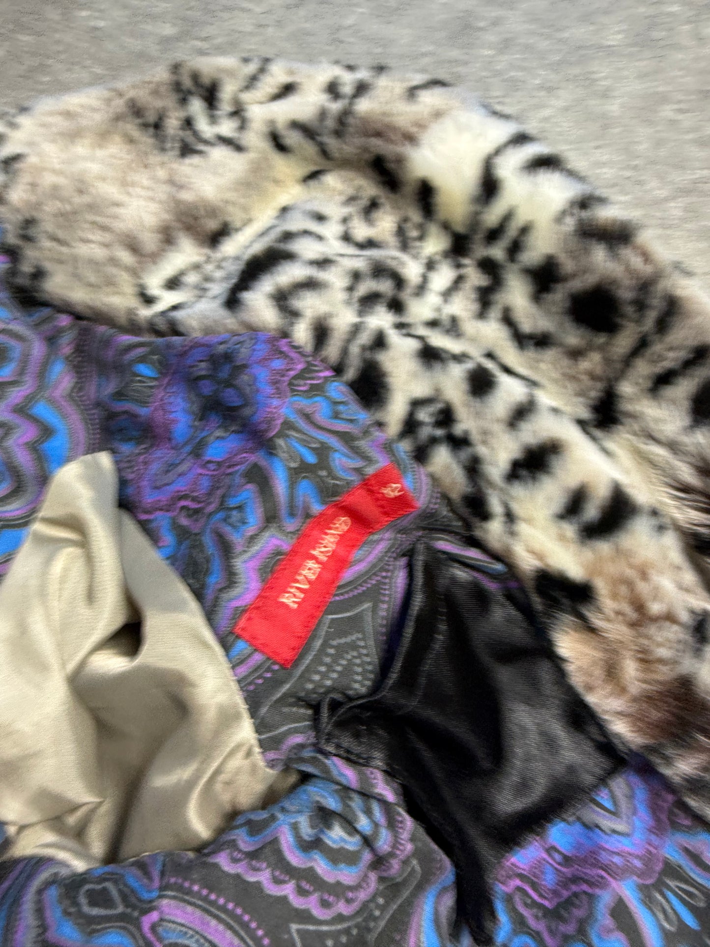 Faux Fur Leopard Bolero (UK12)