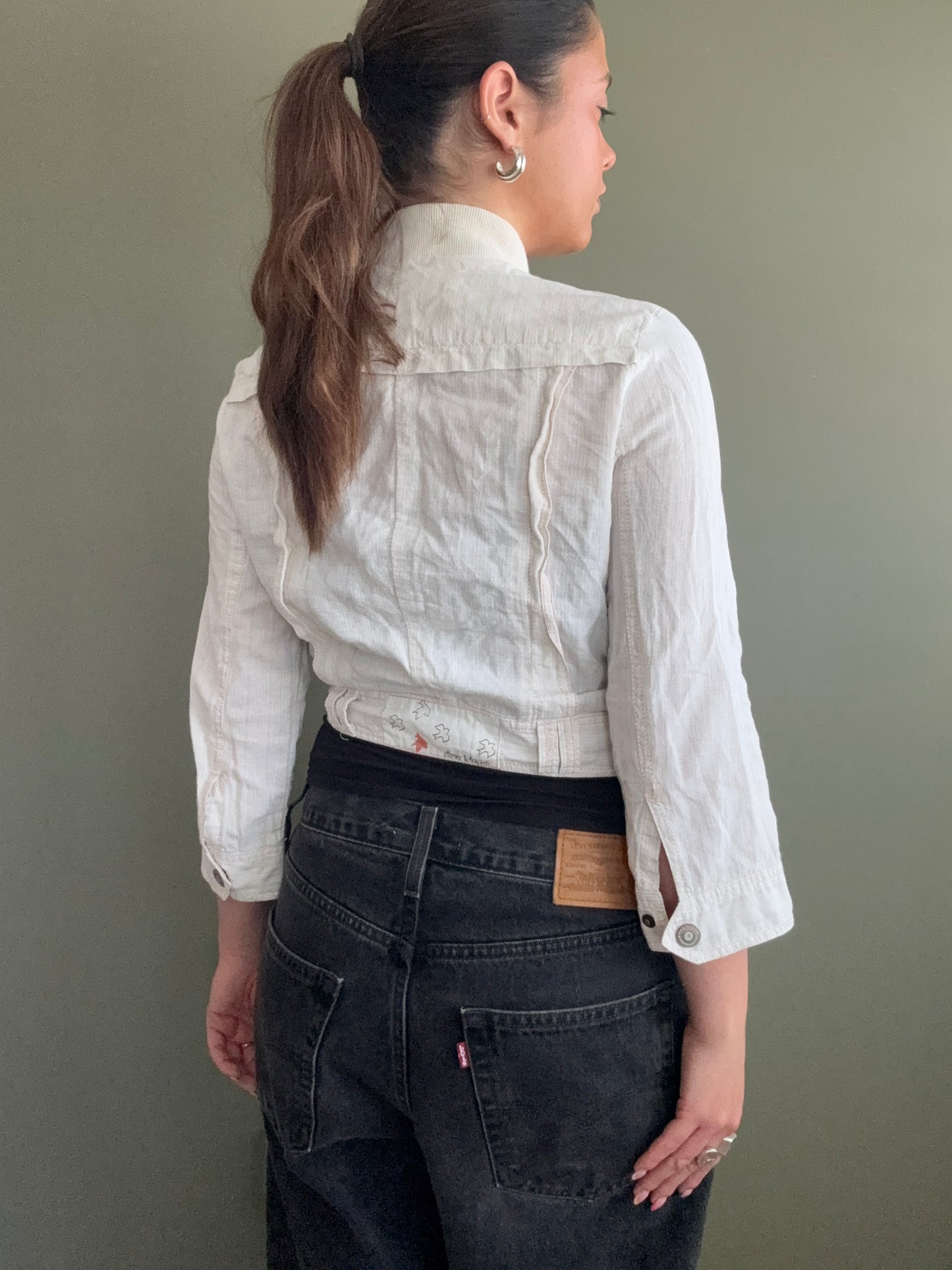 Linen Cargo Jacket (UK10)