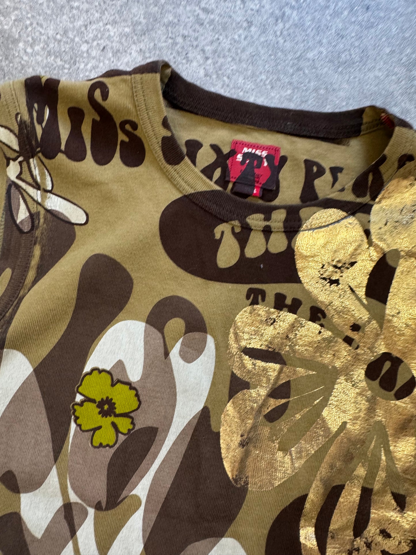 Miss Sixty Printed Top (S)