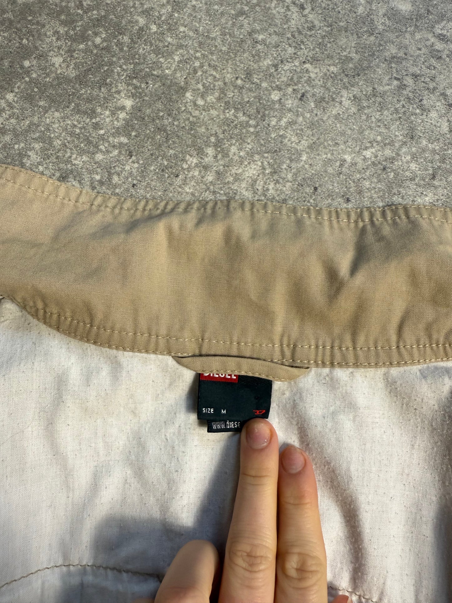 Diesel Asymmetric Button Up Jacket (M)