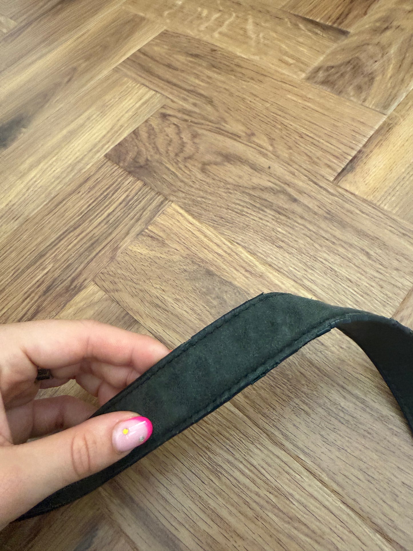Suede Cavalli Shoulder Bag