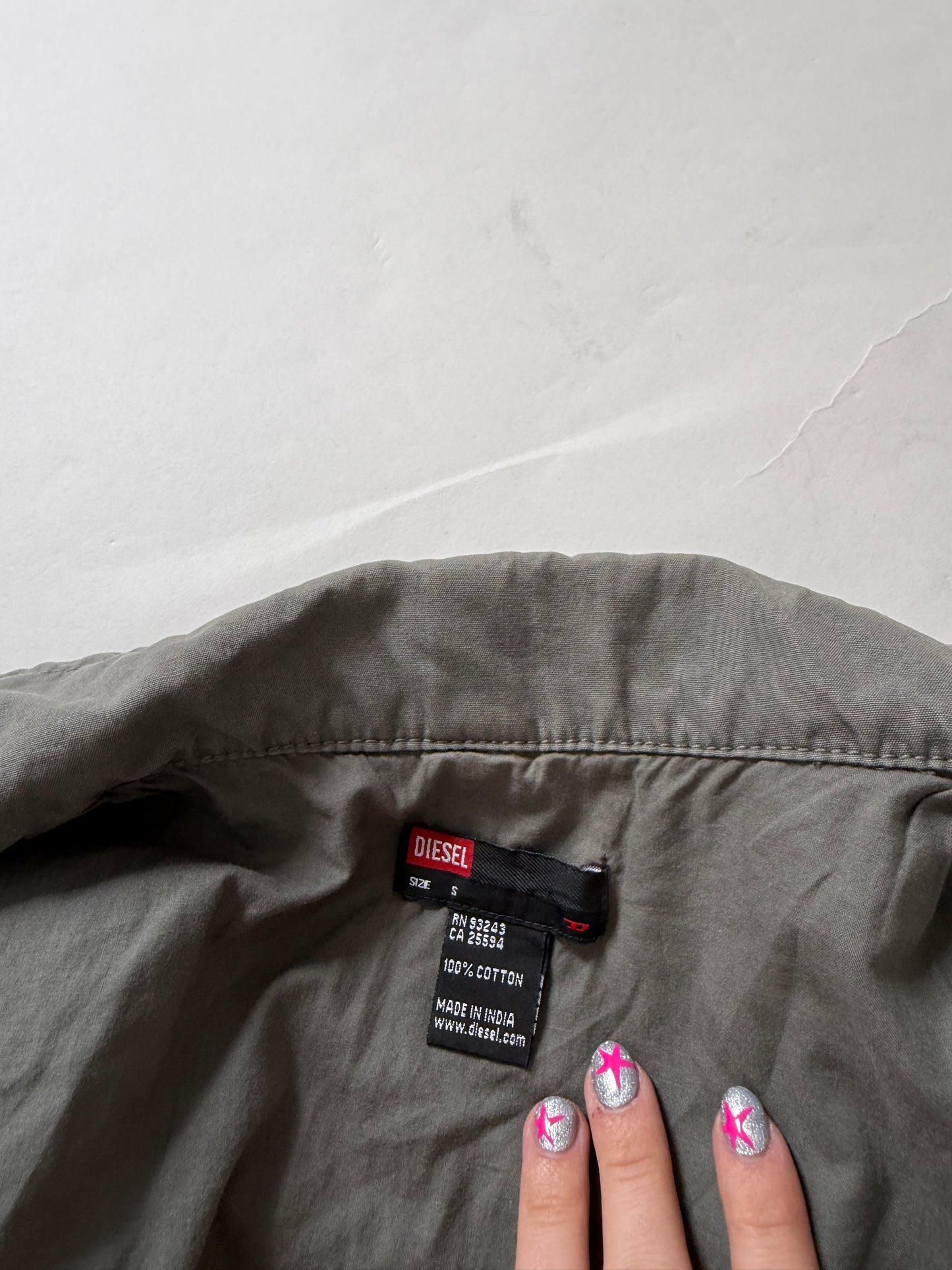 Diesel Cropped Fitted Jacket (S)
