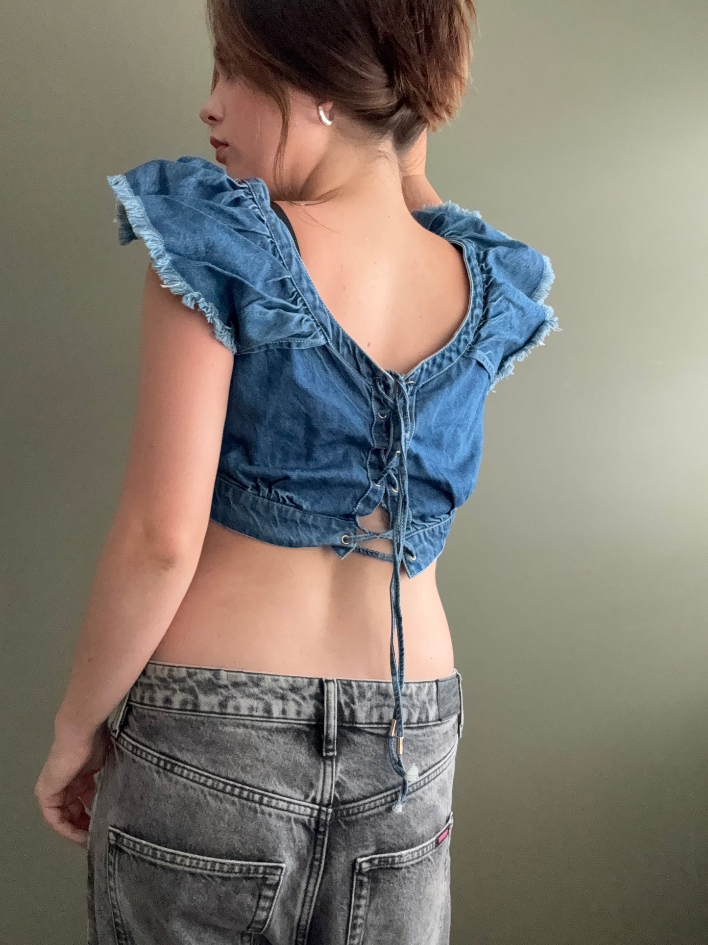 Guess Denim Top (M)