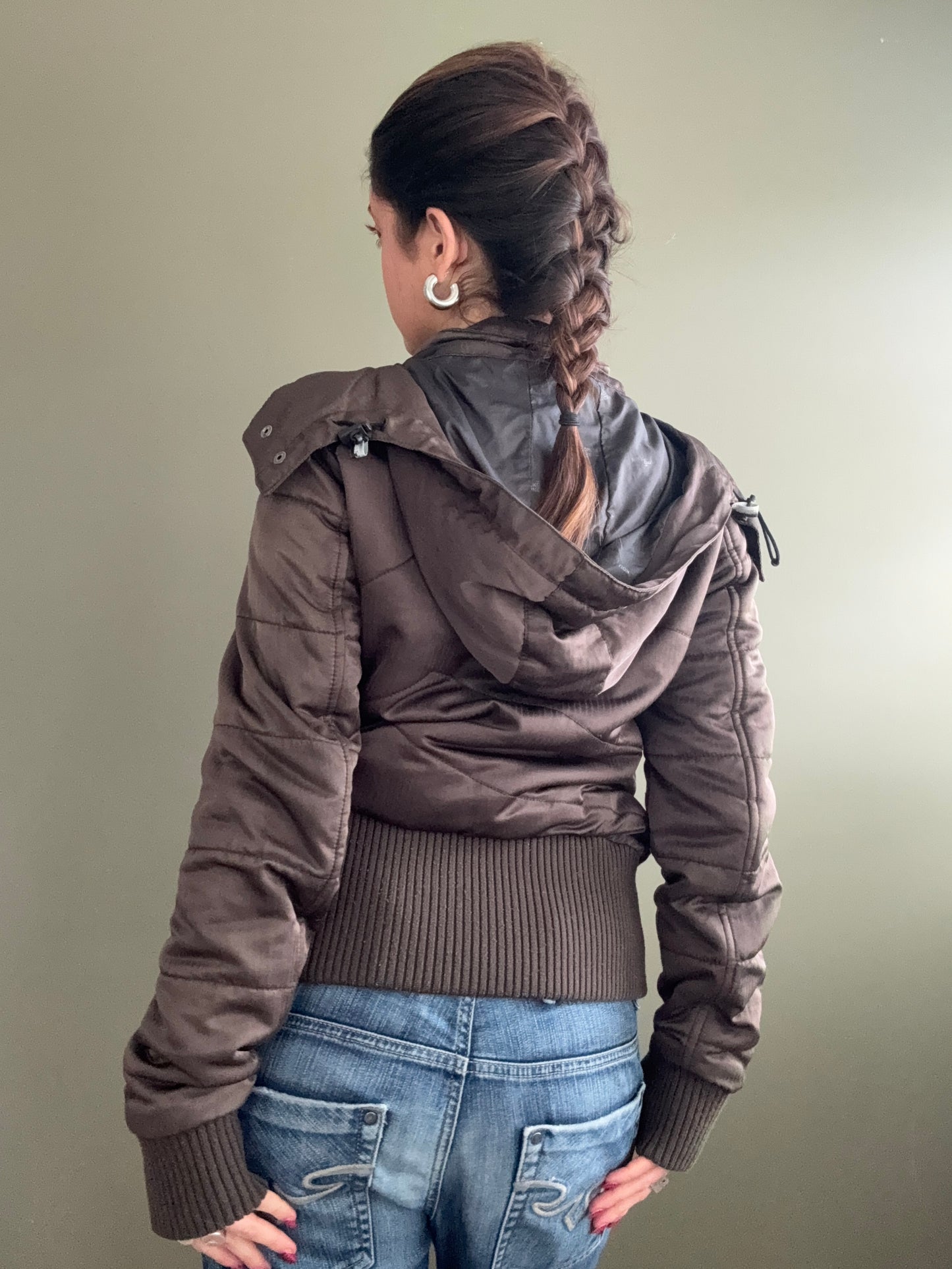 Brown Bomber Jacket (M)