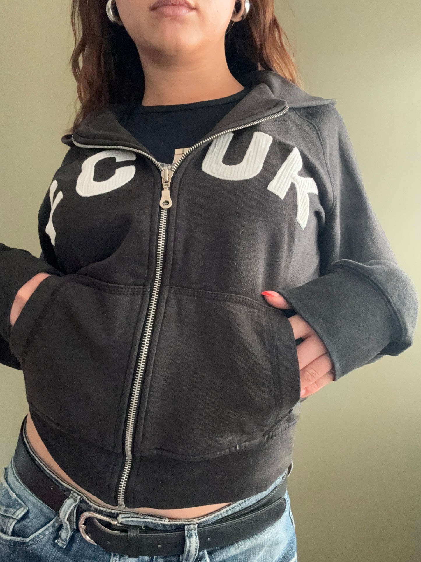French Connection Zip Hoodie (M)