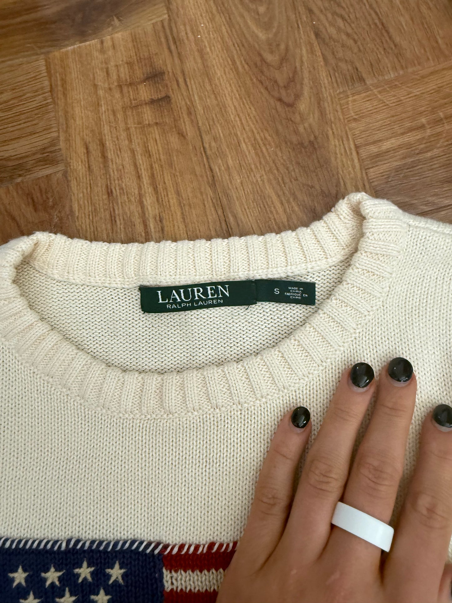 Ralph Lauren Knit Flag Jumper (S)