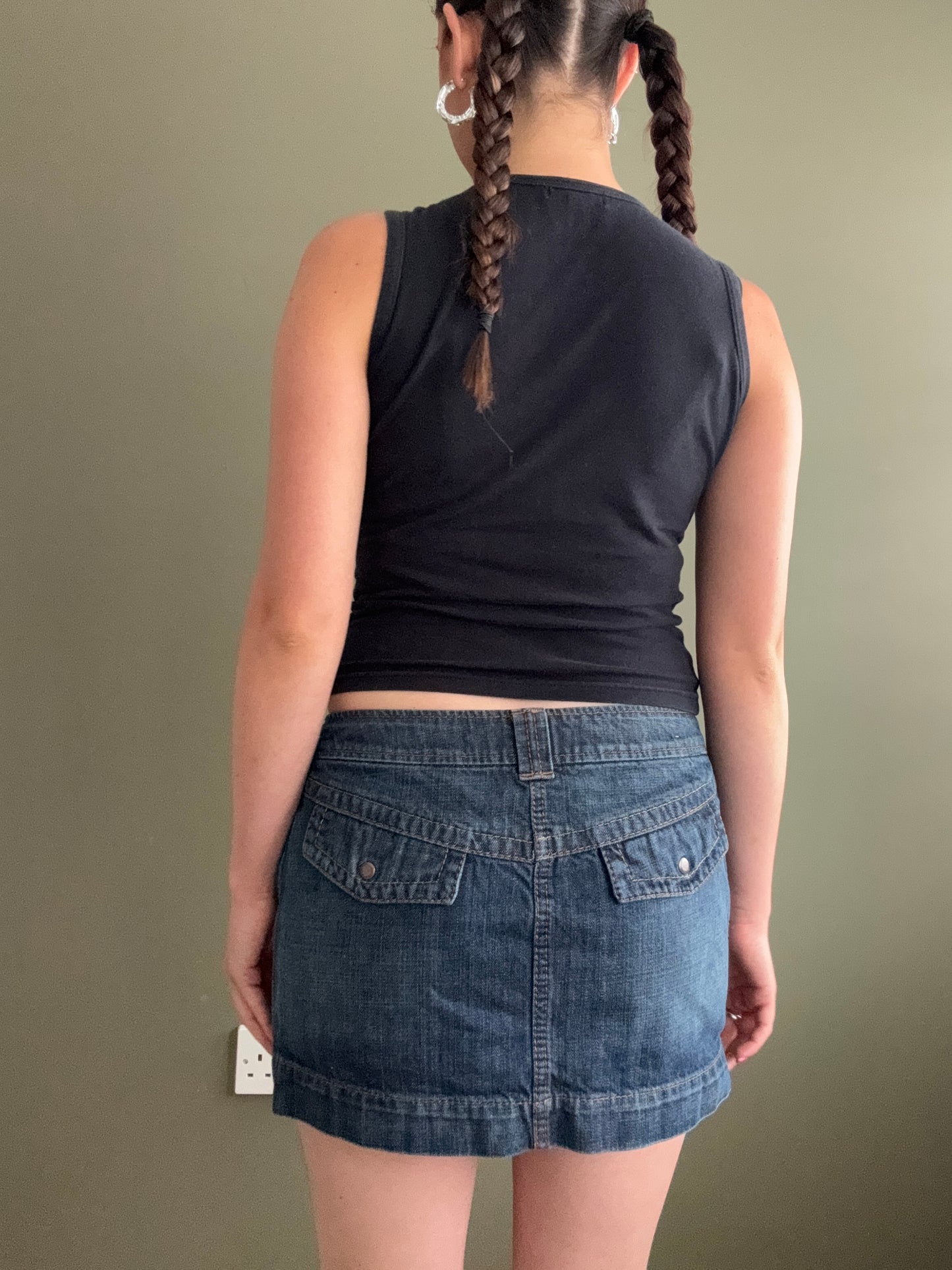 Miss Sixty Denim Mini Skirt (M)