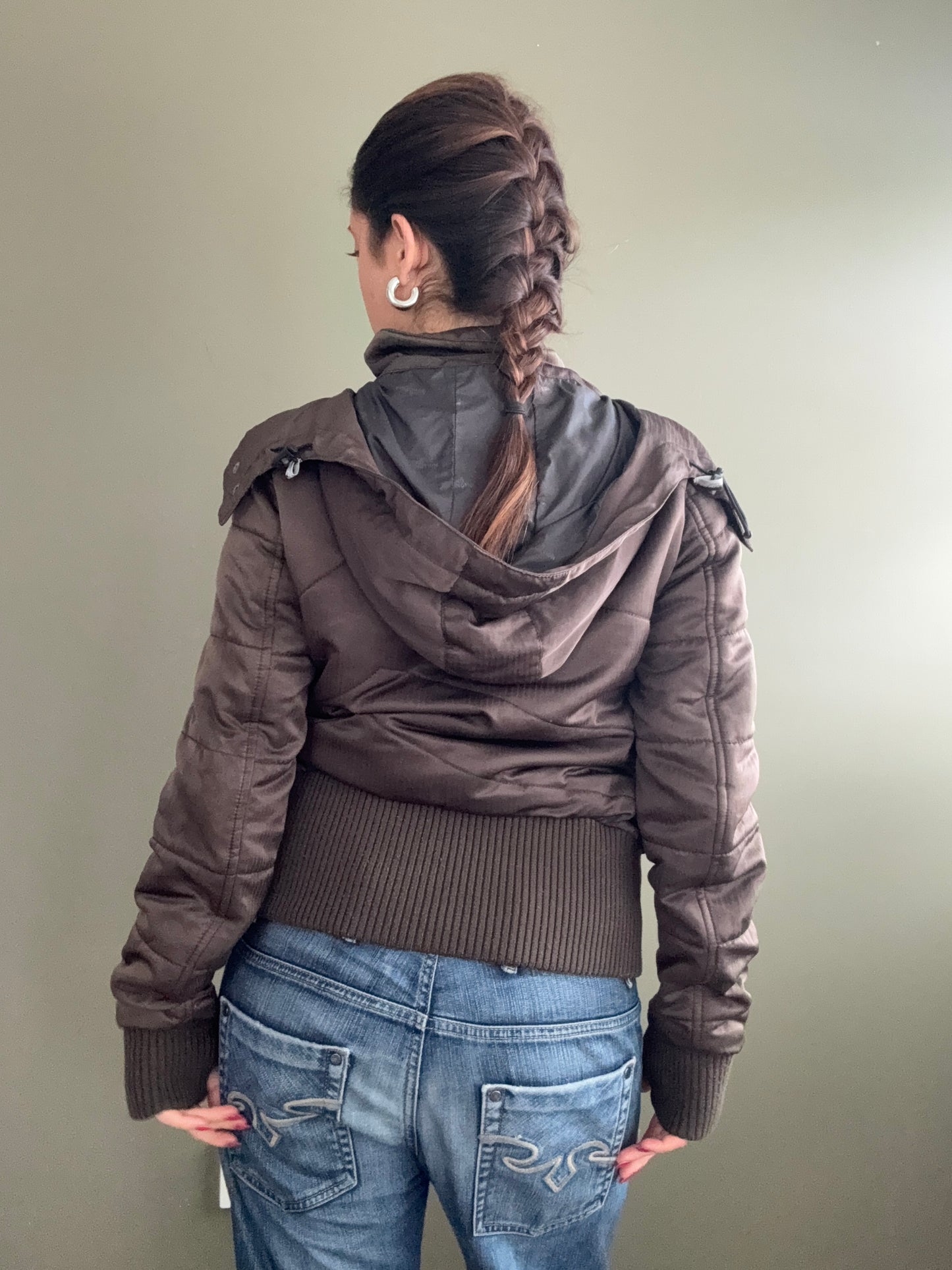 Brown Bomber Jacket (M)