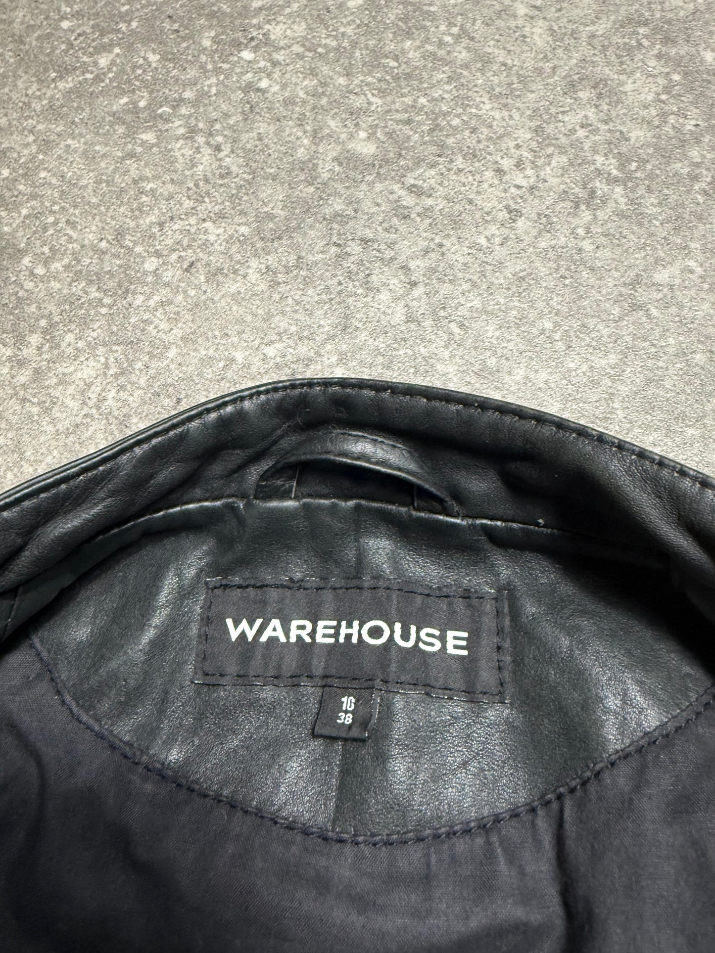 Vintage Leather Jacket (UK10)