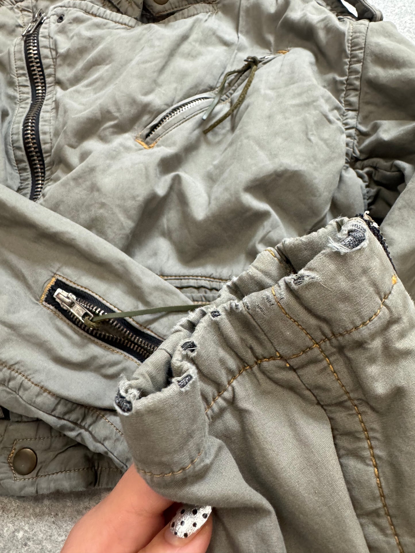 Cropped Cargo Jacket (UK10)