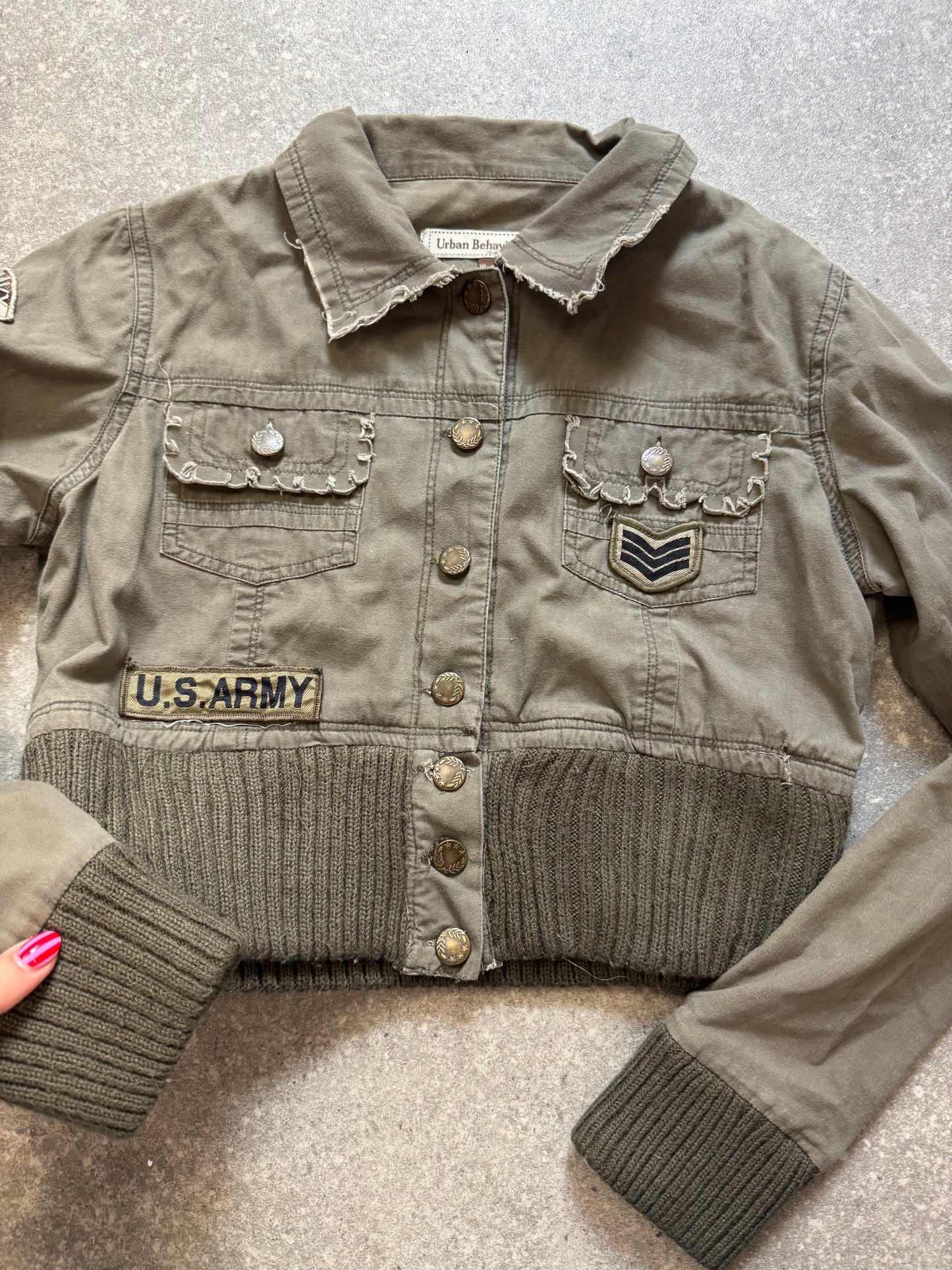 Cropped Cargo Jacket (UK10)