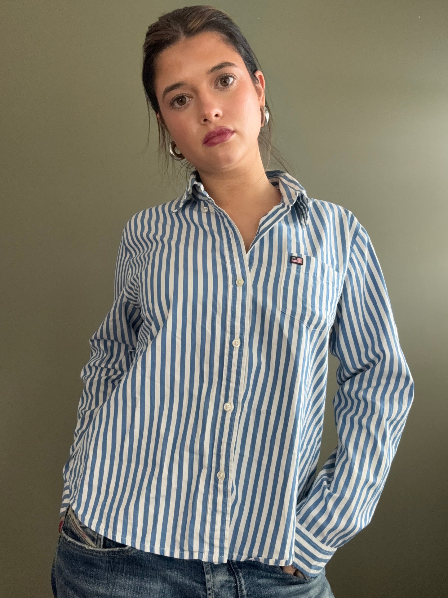 Ralph Lauren Striped Shirt (L)