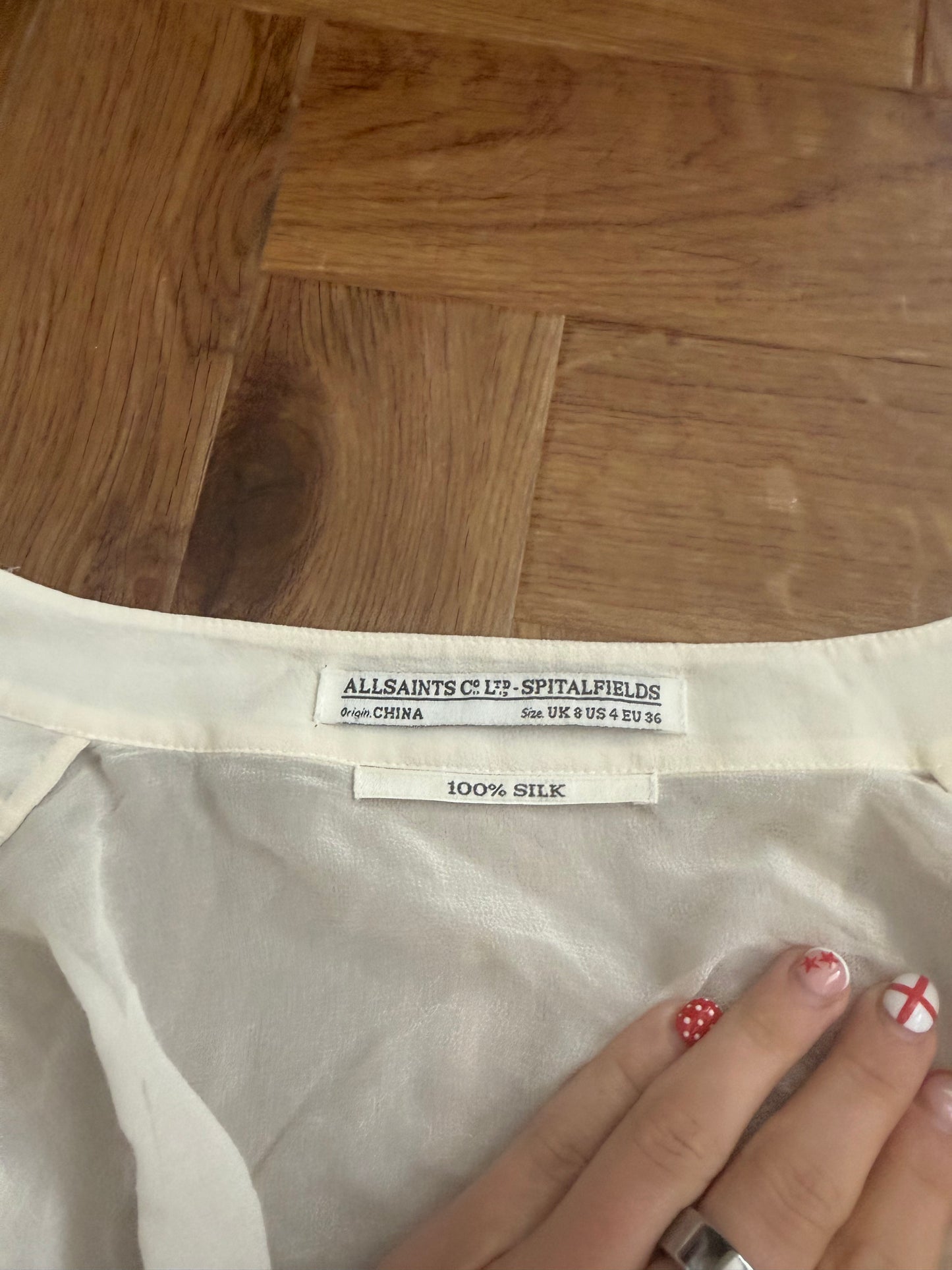 Silk Allsaints Shirt (UK8)