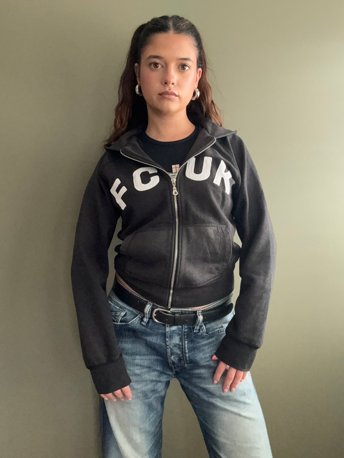 French Connection Zip Hoodie (M)