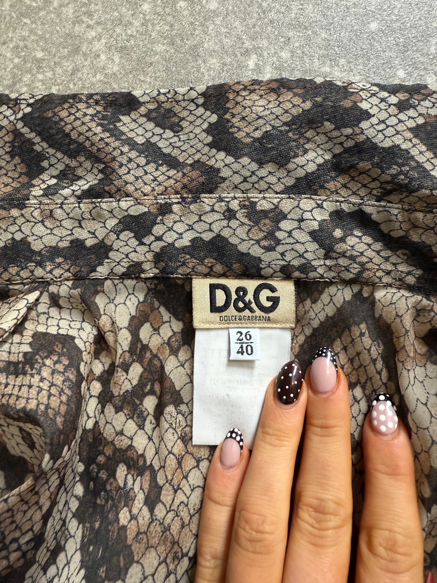 Dolce and Gabbana Mesh Shirt (M)