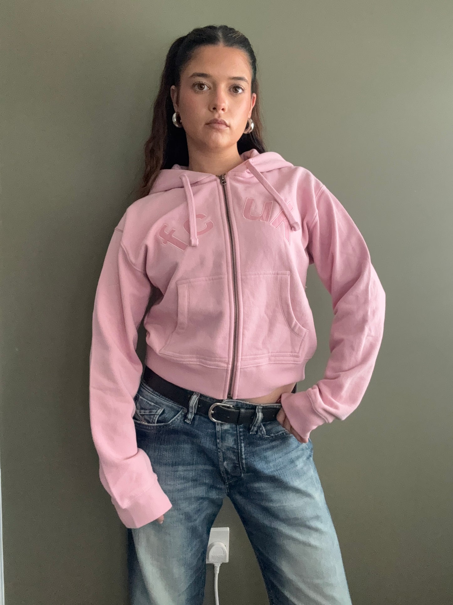 French Connection Zip Hoodie (S)