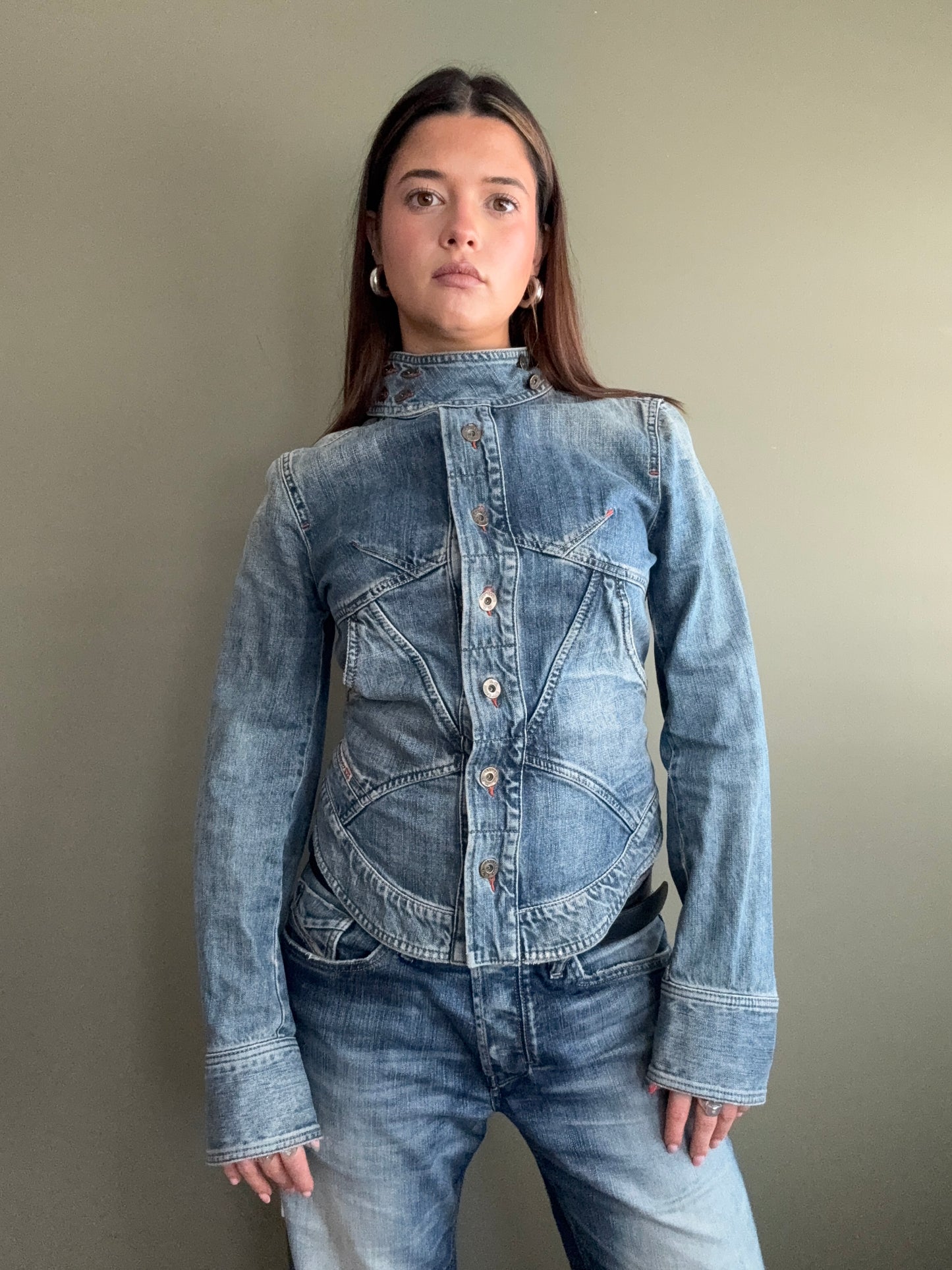 Diesel Denim Corset Jacket (L)