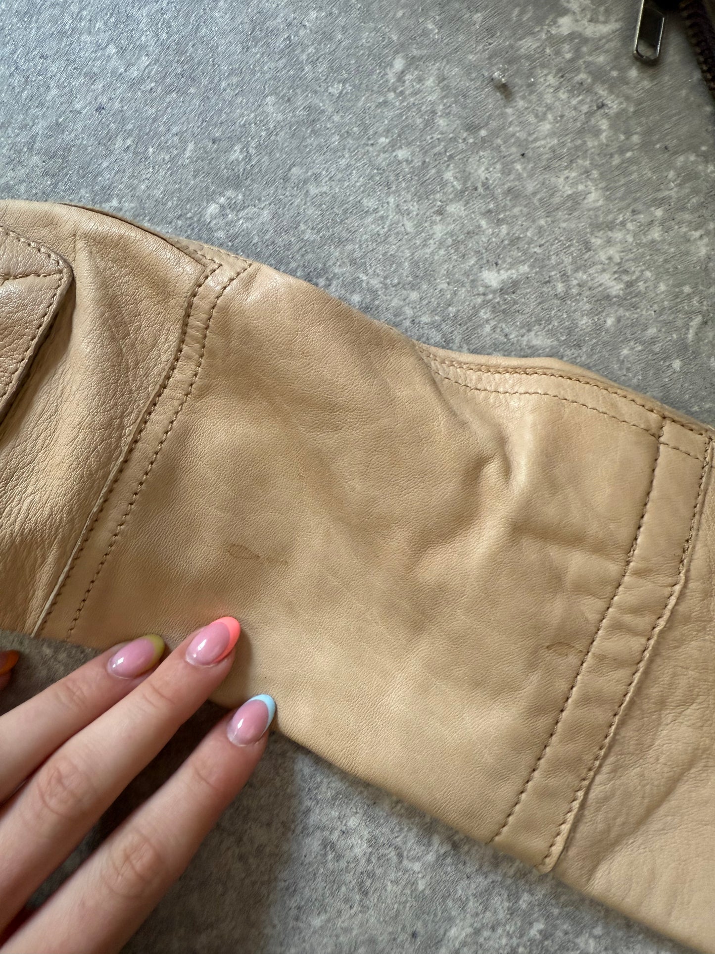 Karen Millen Leather Jacket (UK10)
