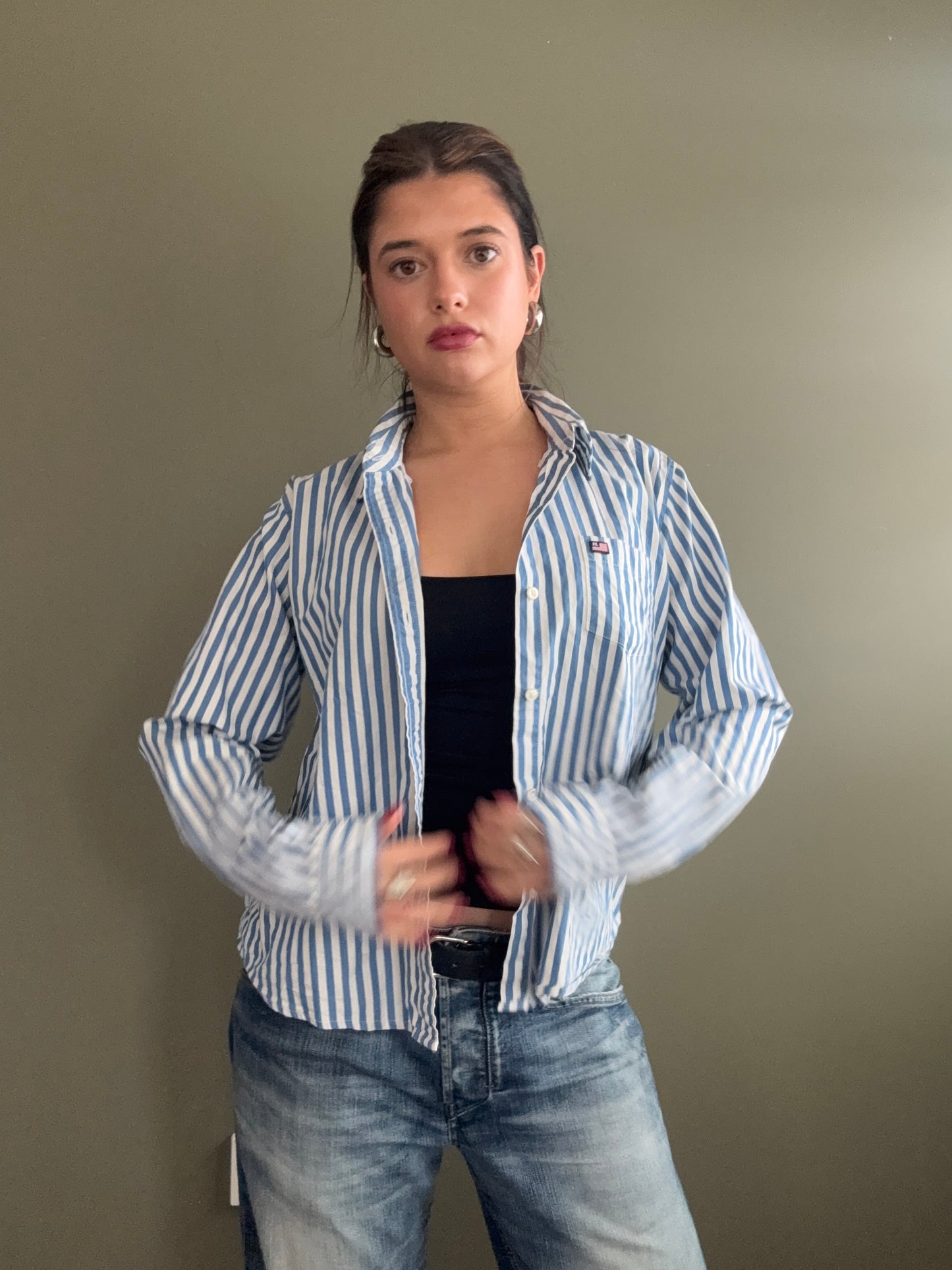 Ralph Lauren Striped Shirt (L)