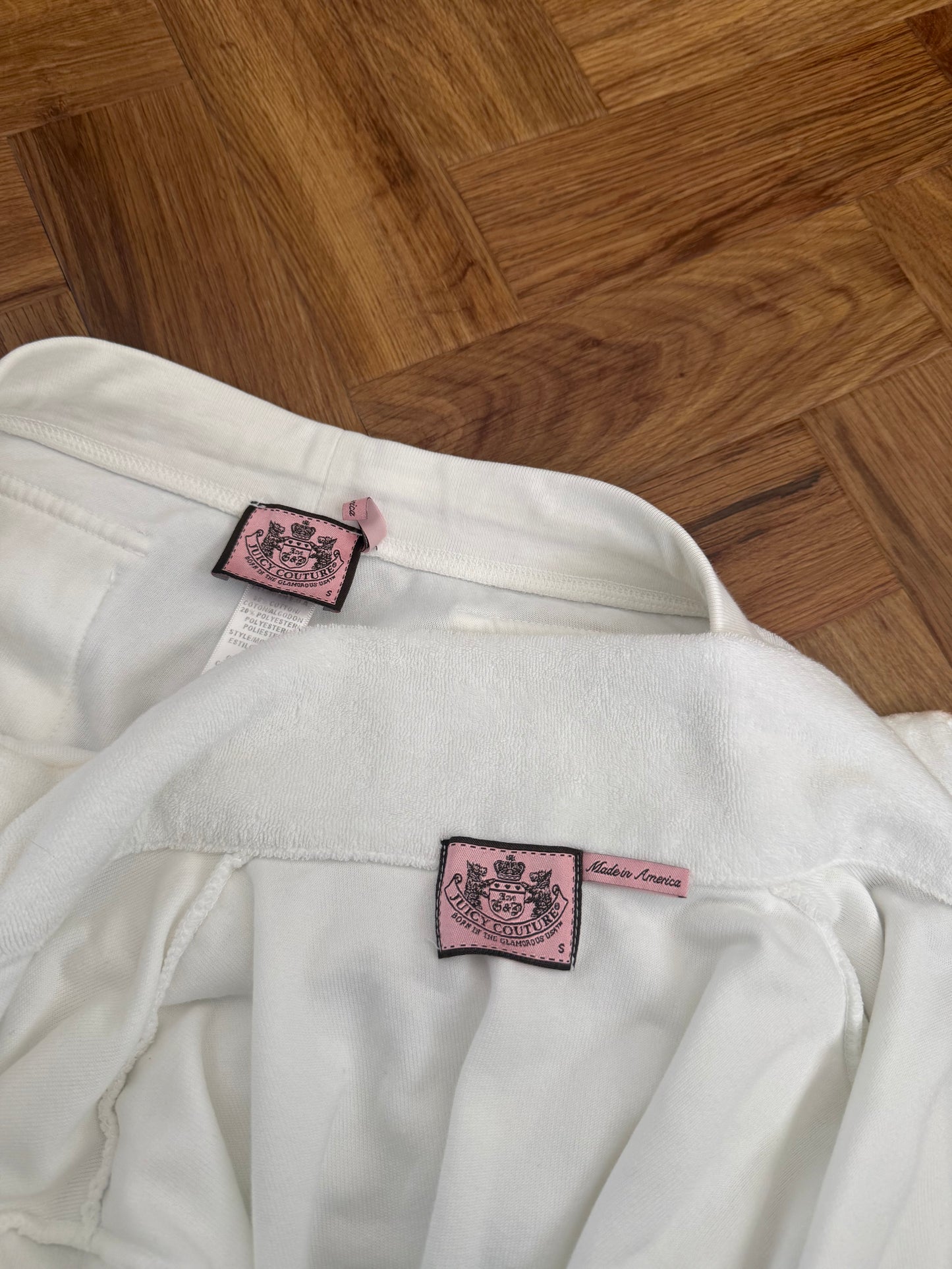 Juicy Couture White Towelling Tracksuit (S)