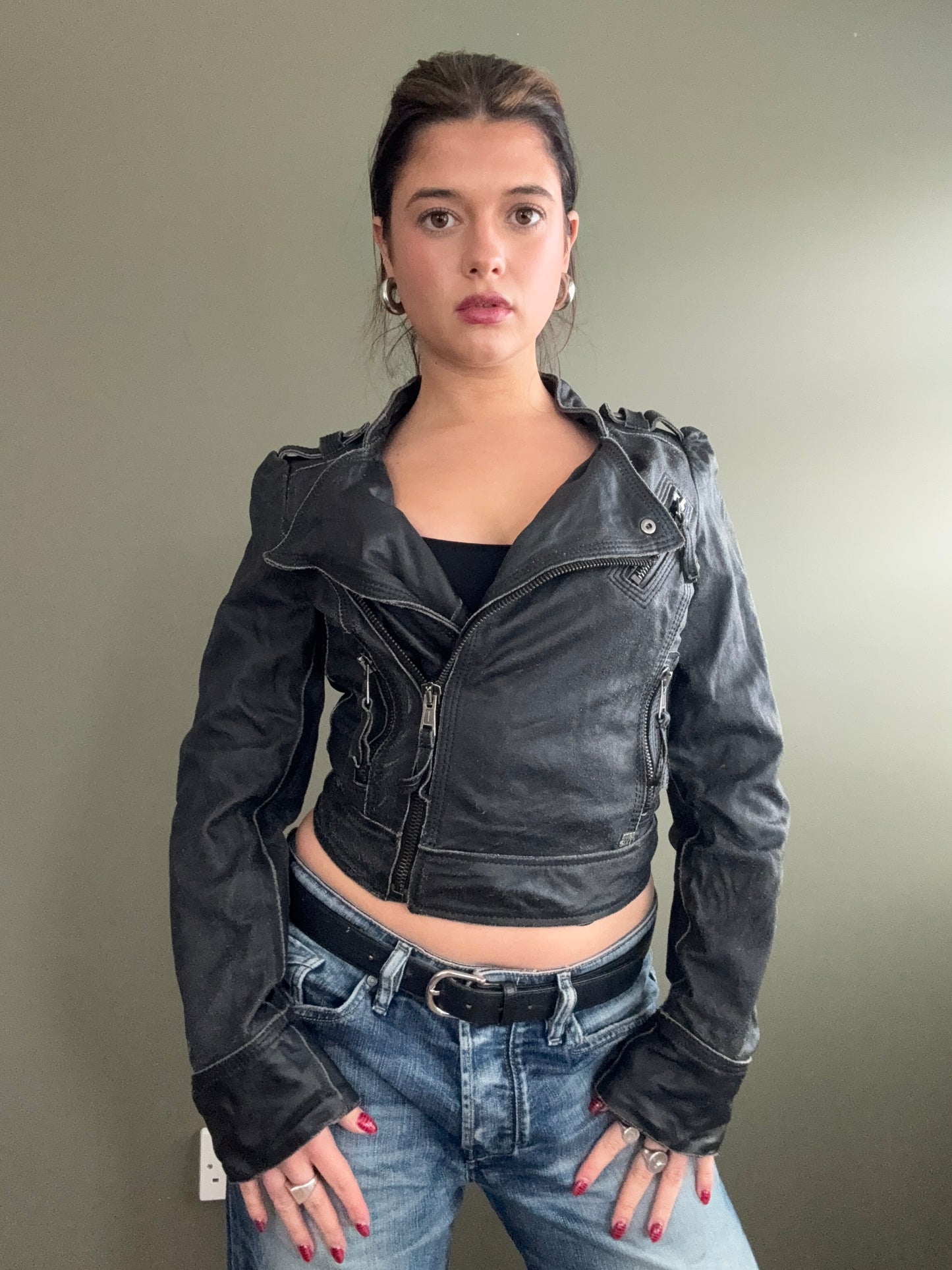 Miss Sixty Leather Jacket (XS)