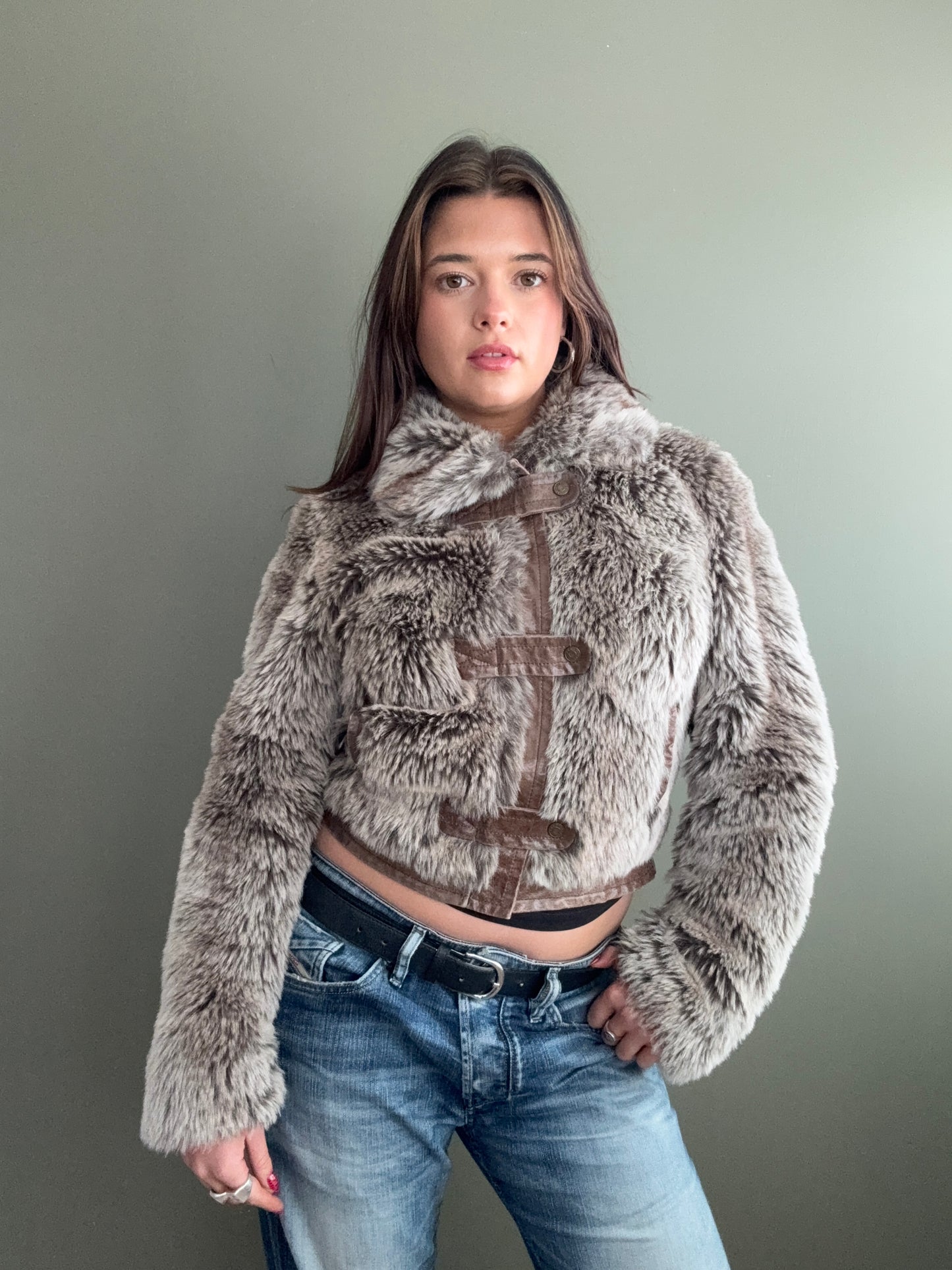 Faux Fur Jacket (UK10)
