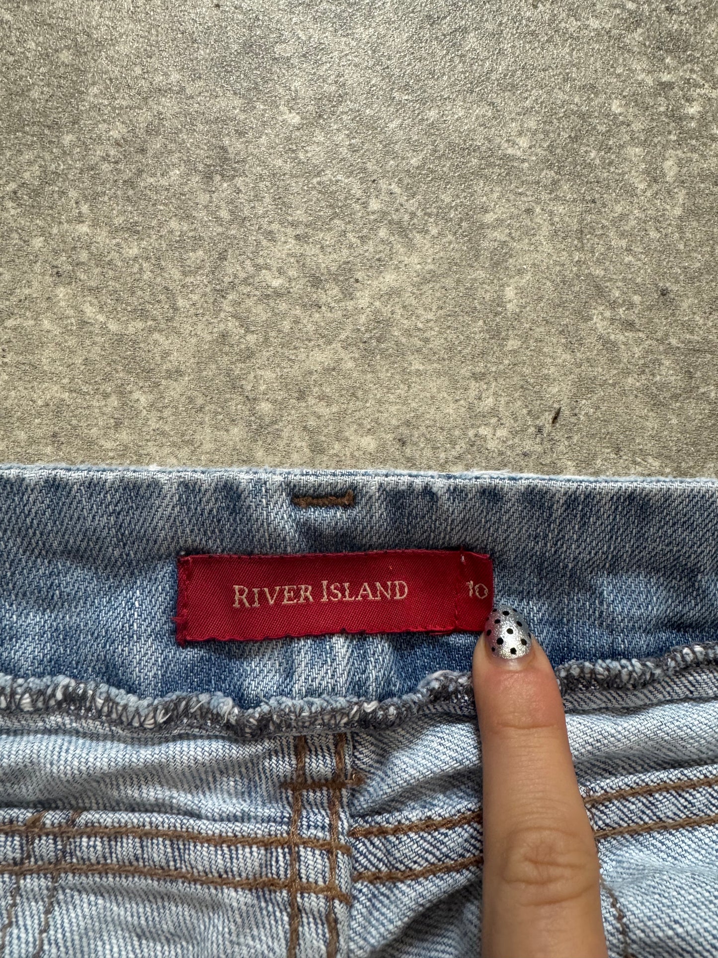 Y2K Distressed Jeans (UK10)