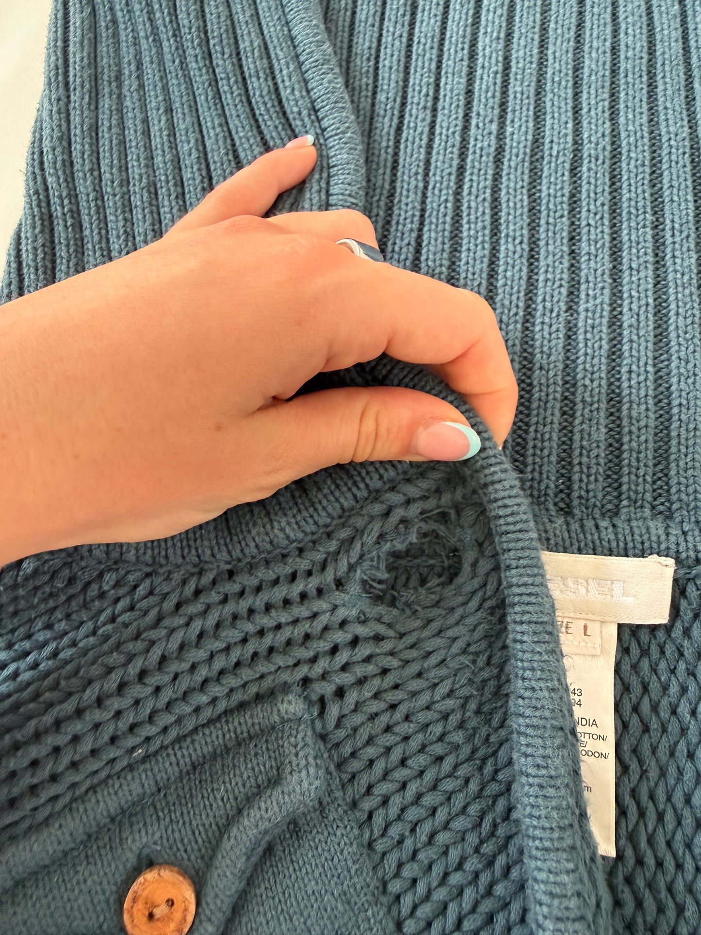 Diesel Knit Cropped Cardigan (L)