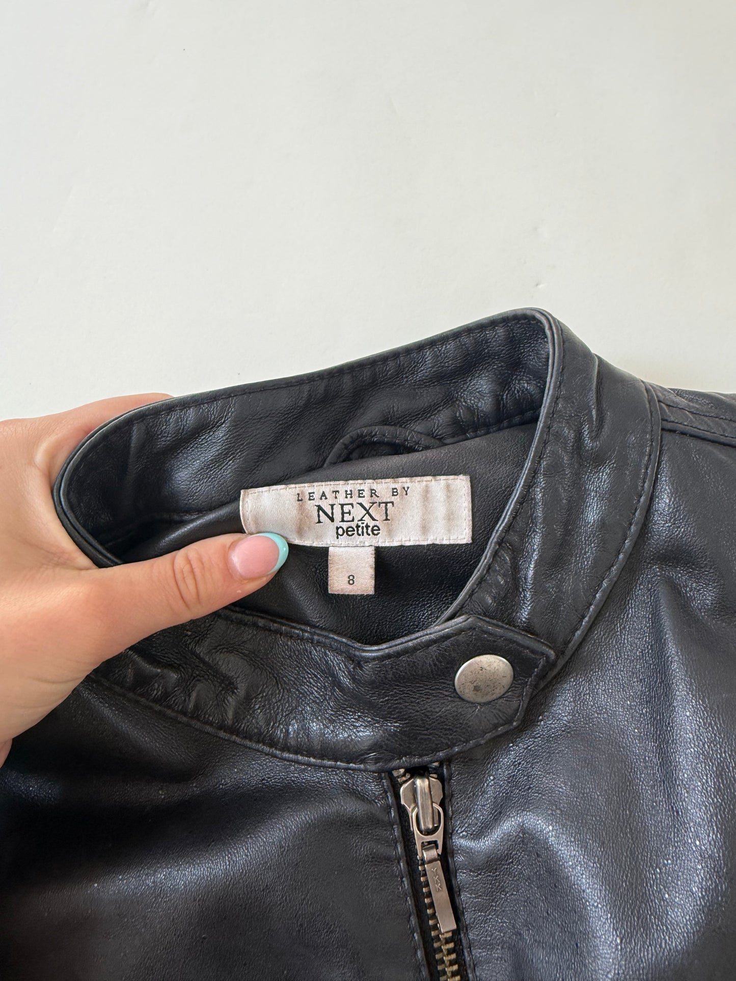 Leather Buckle Jacket (UK8)