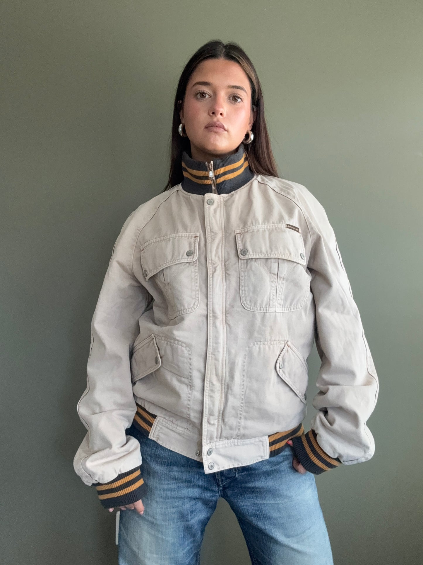 Dolce and Gabbana Cargo Bomber Jacket (L)