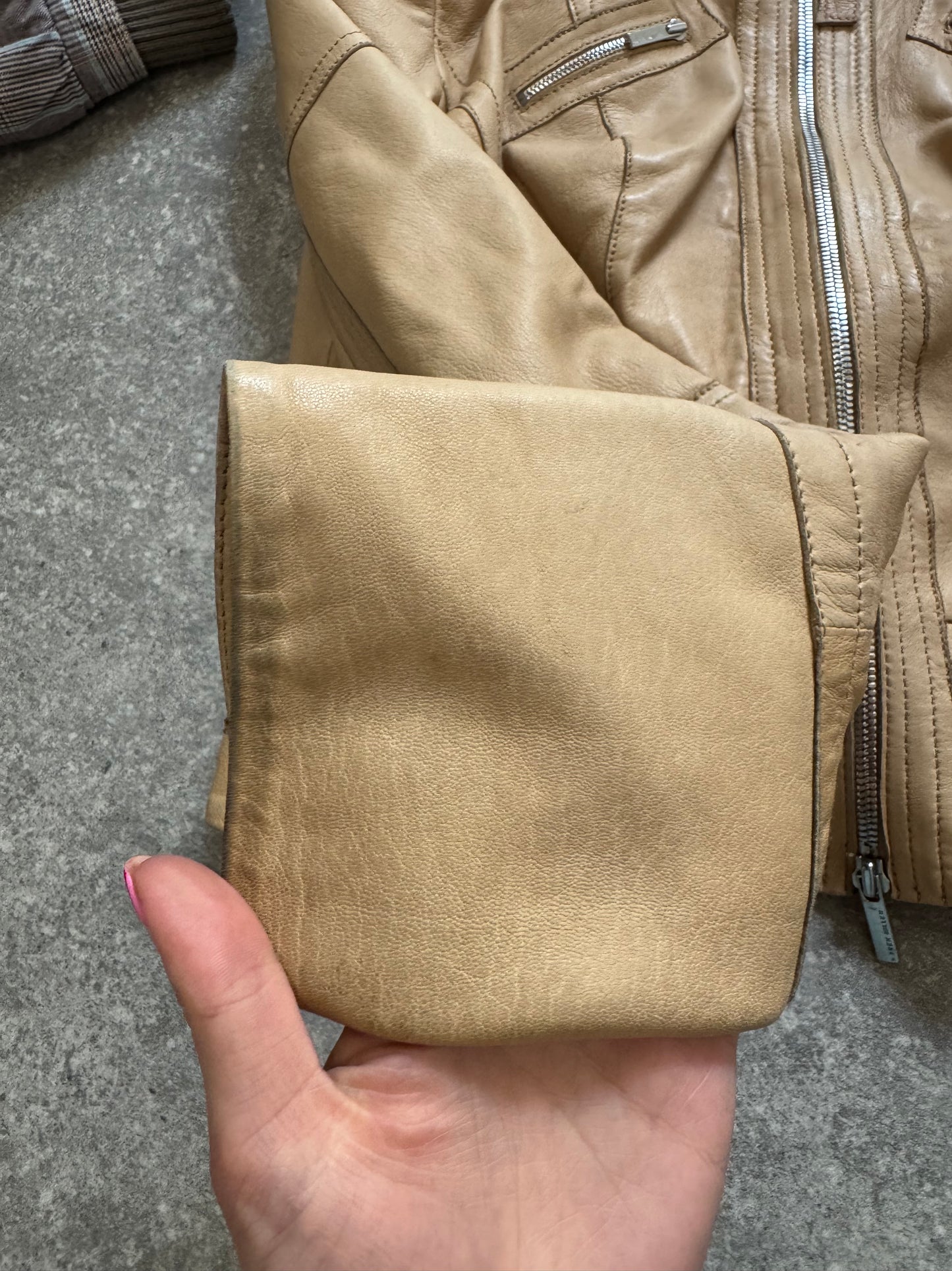 Karen Millen Leather Jacket (UK10)