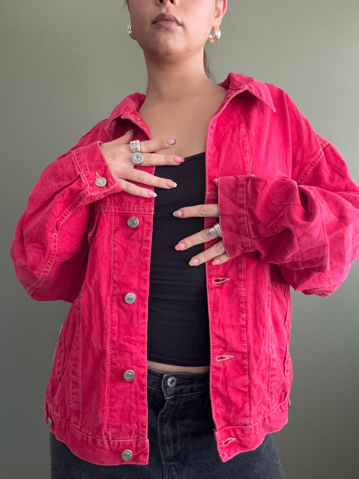 Red Diesel Trucker Jacket (L)