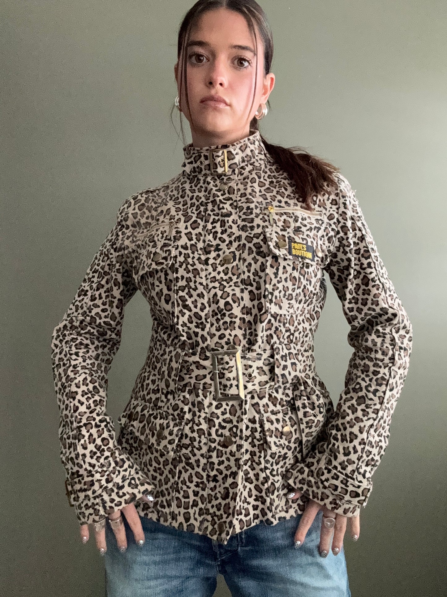 Paul’s Boutique Leopard Jacket (M)