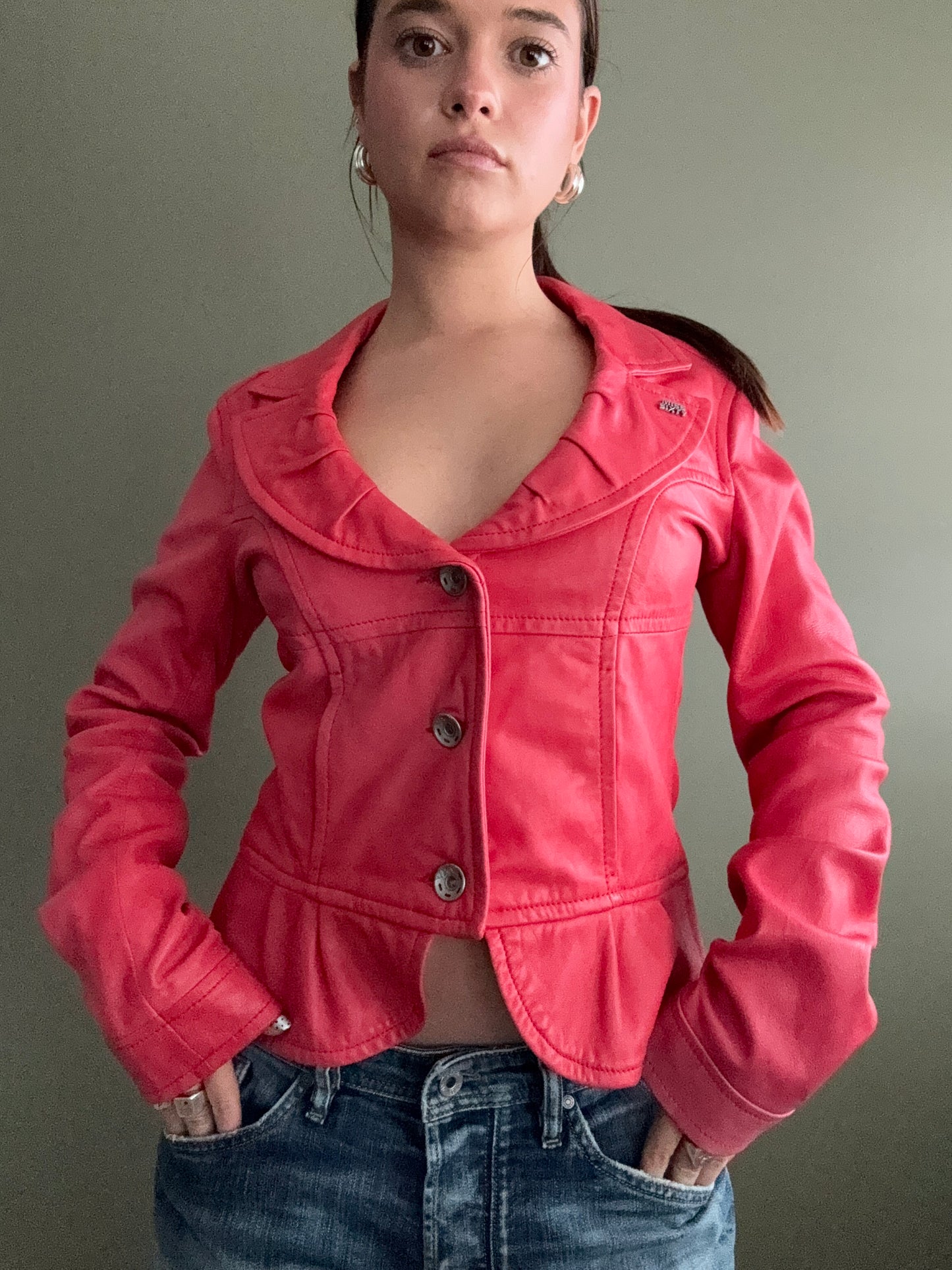 Miss Sixty Leather Jacket (M)