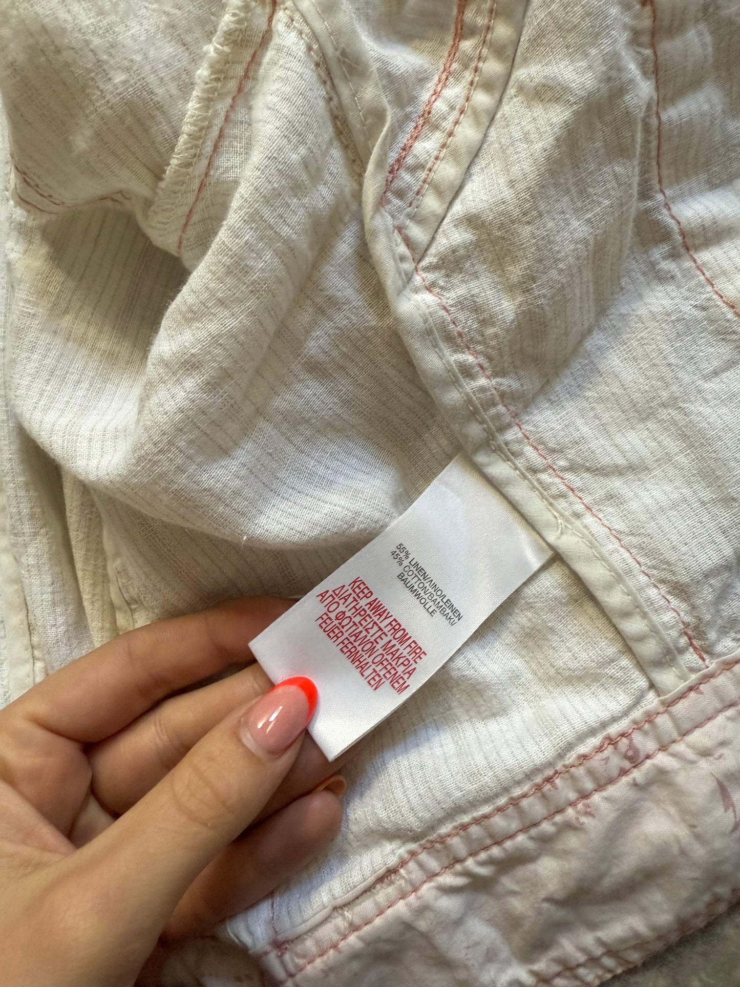 Linen Cargo Jacket (UK10)