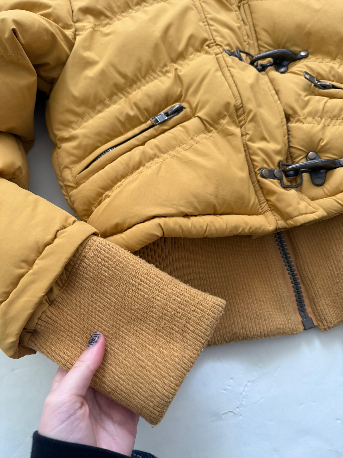 Y2K Fireman Clasp Puffer Jacket (UK10)