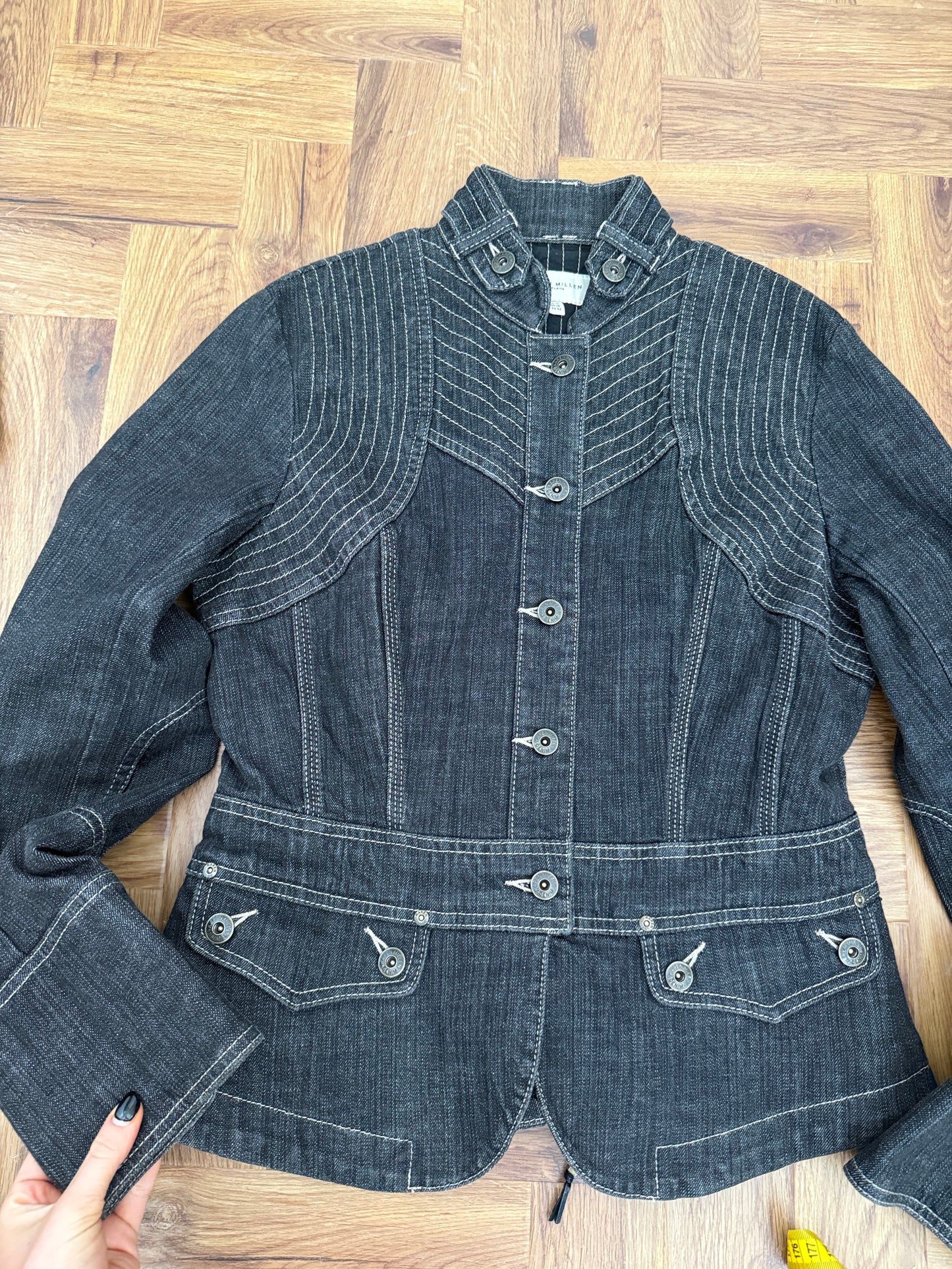 Karen Millen Denim Corset Jacket (UK14)