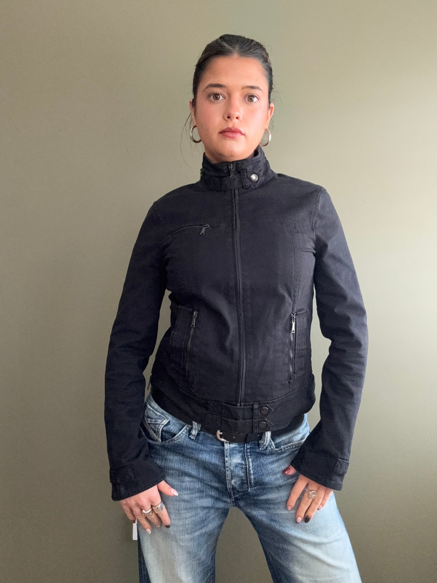 Black Buckle Jacket (UK12)