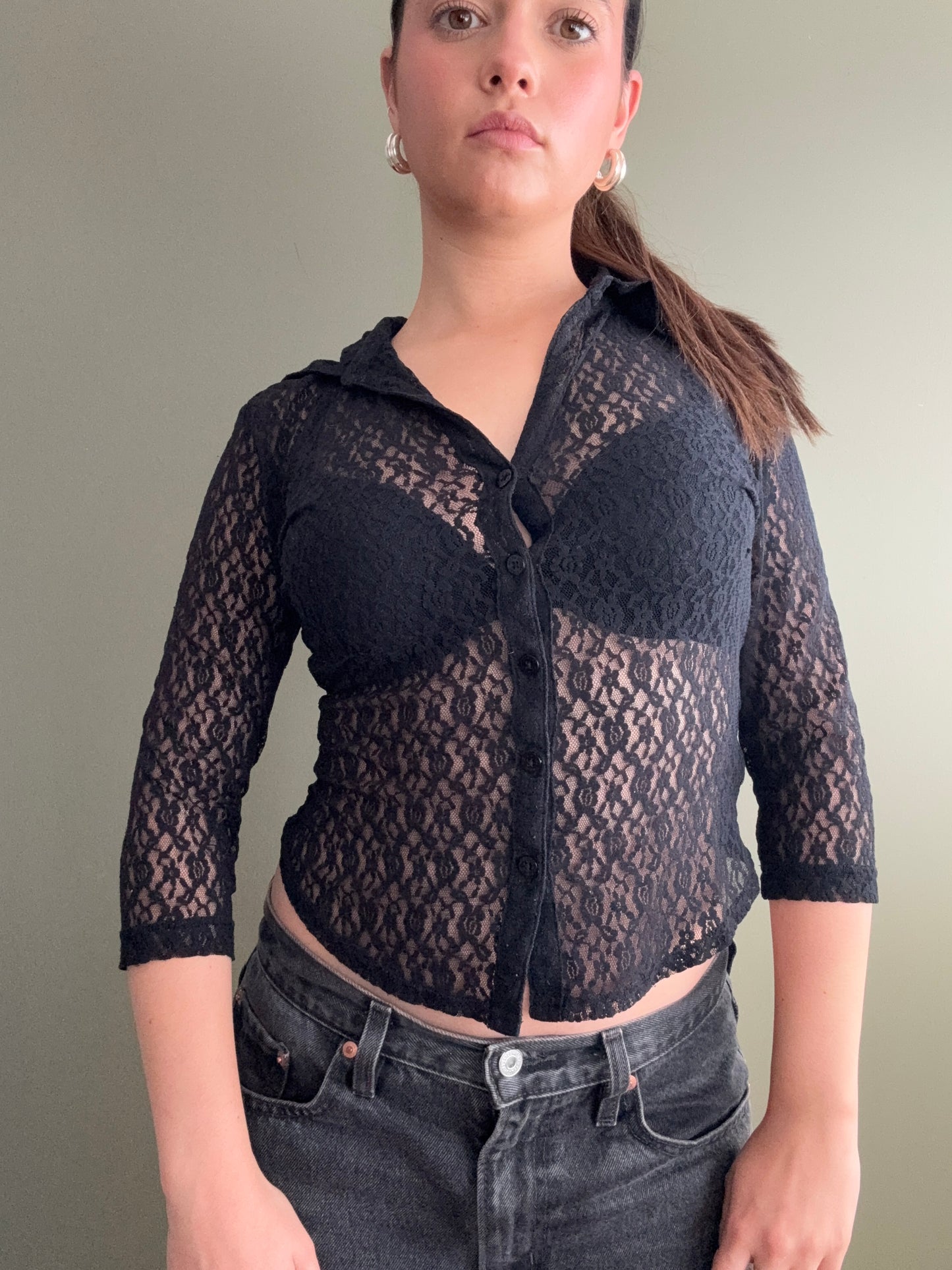 Guess Lace Top (M)